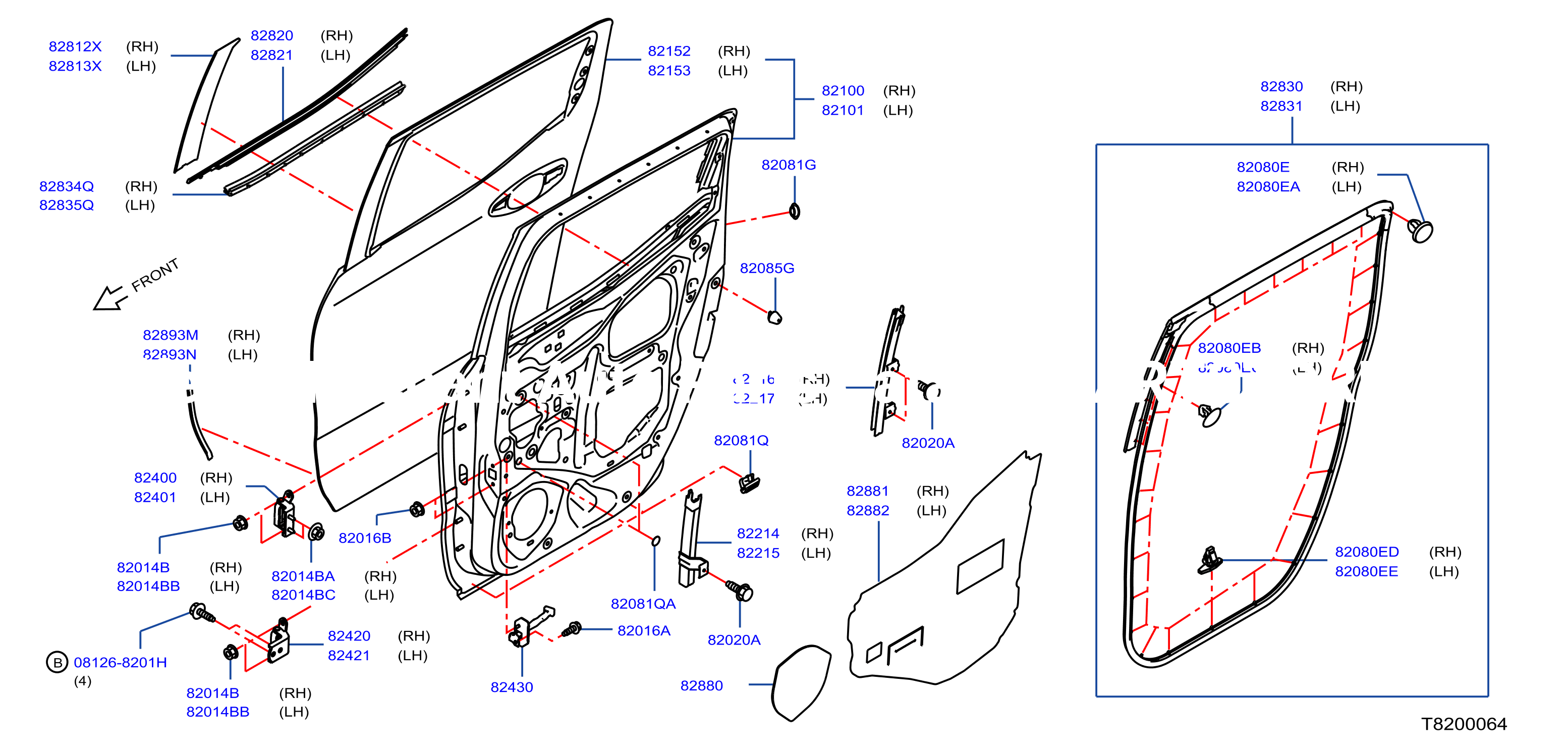 Rear Door Panel Fitting