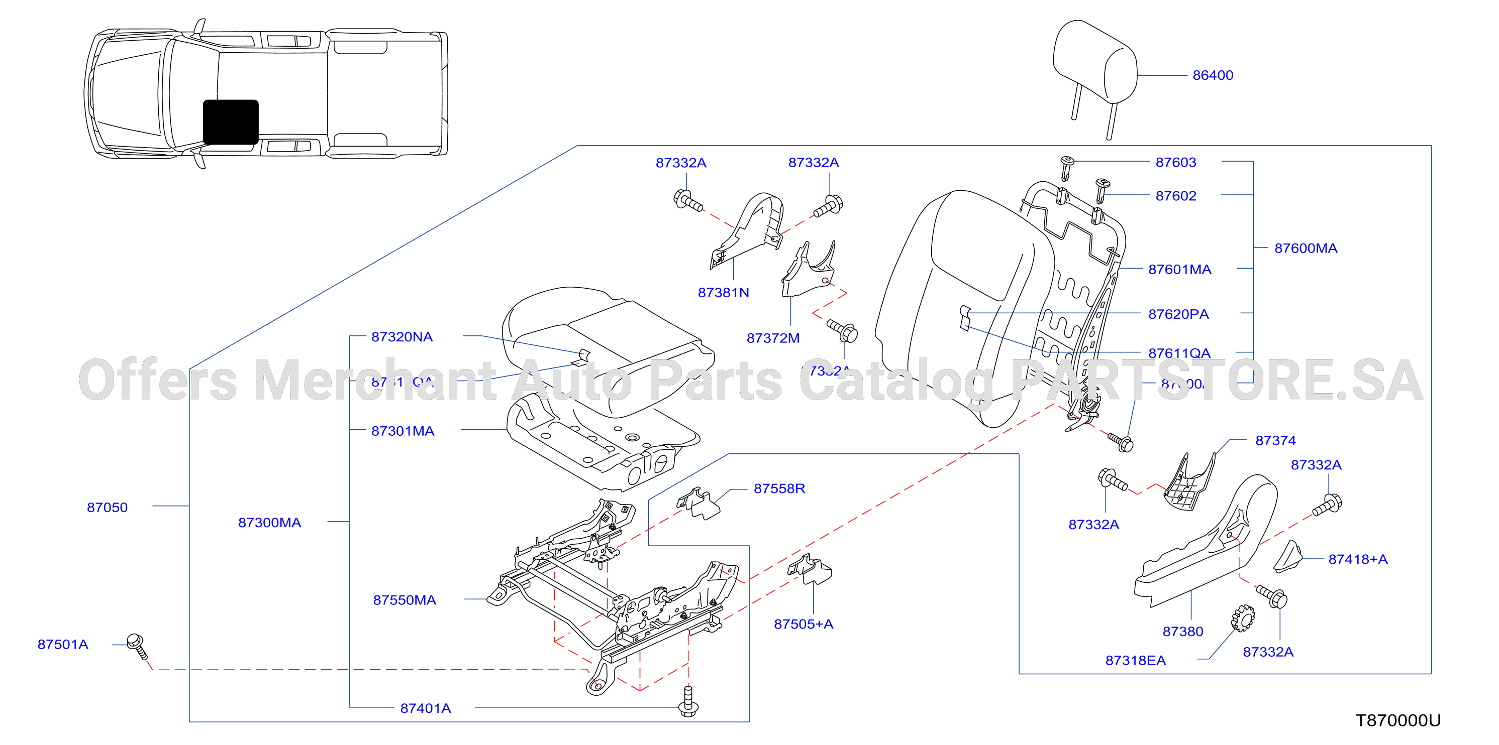 Front Seat Lh Seat With Lifter