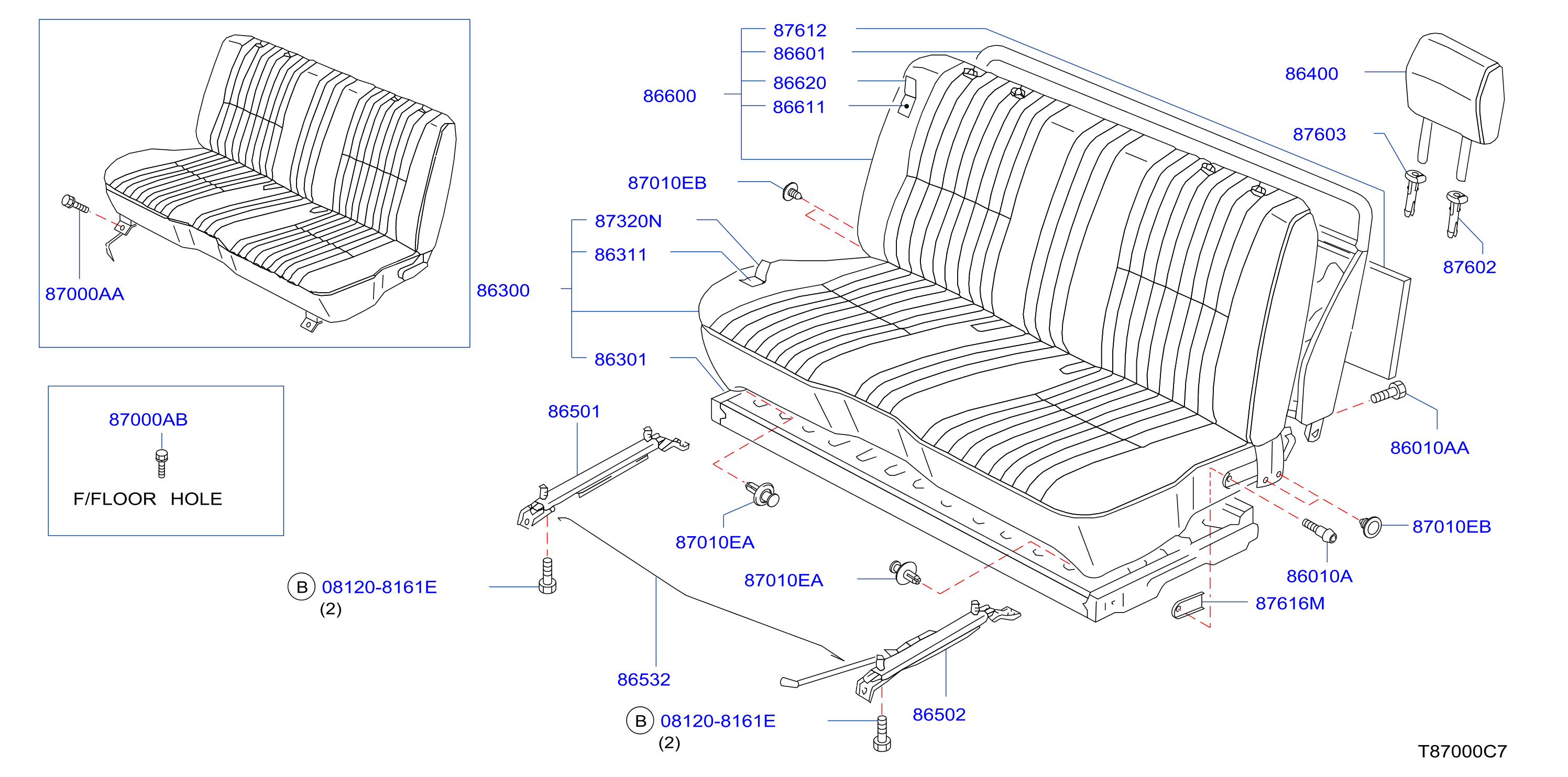 Front Seat Bench