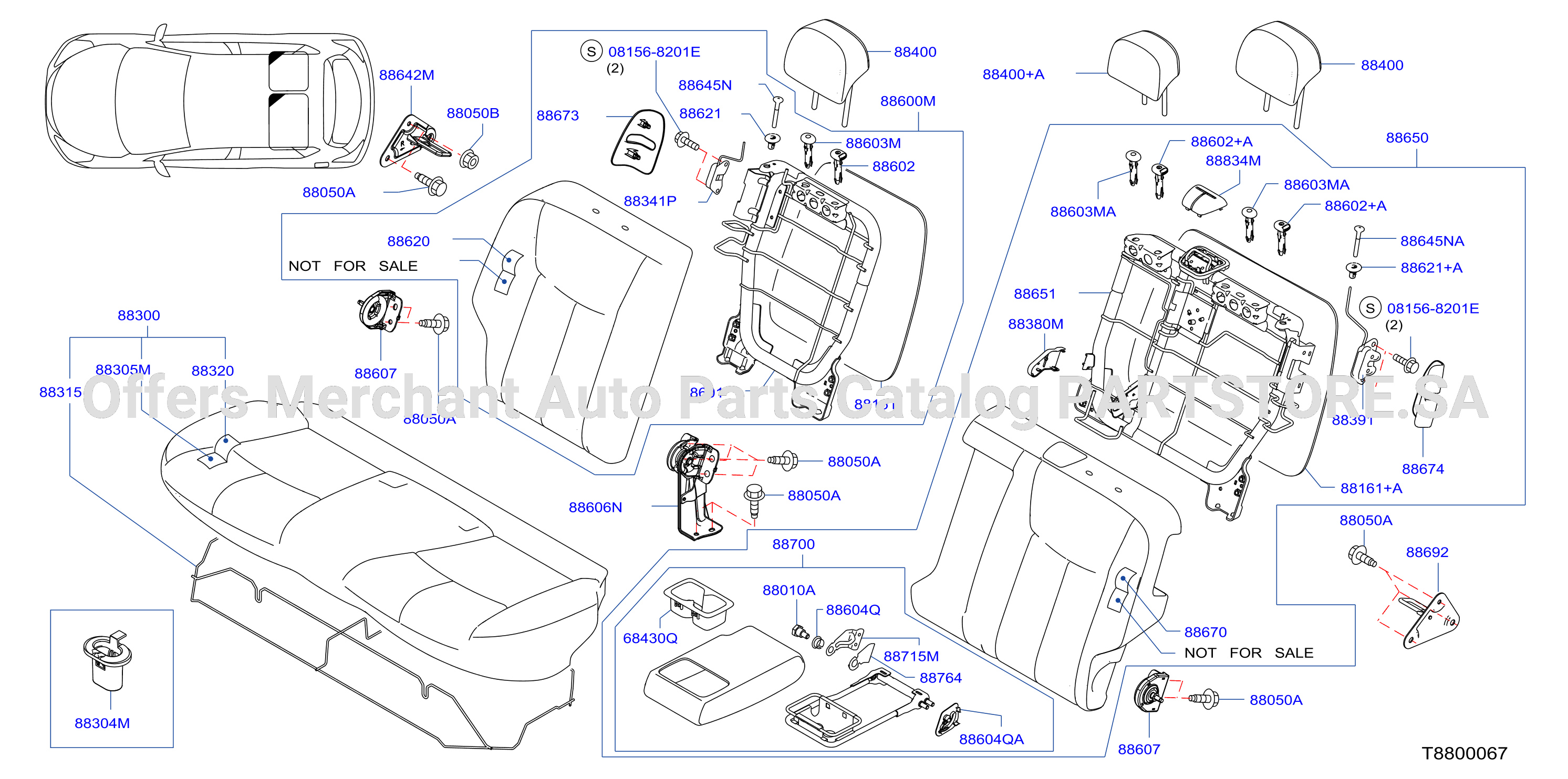 Rear Seat W / Armrest