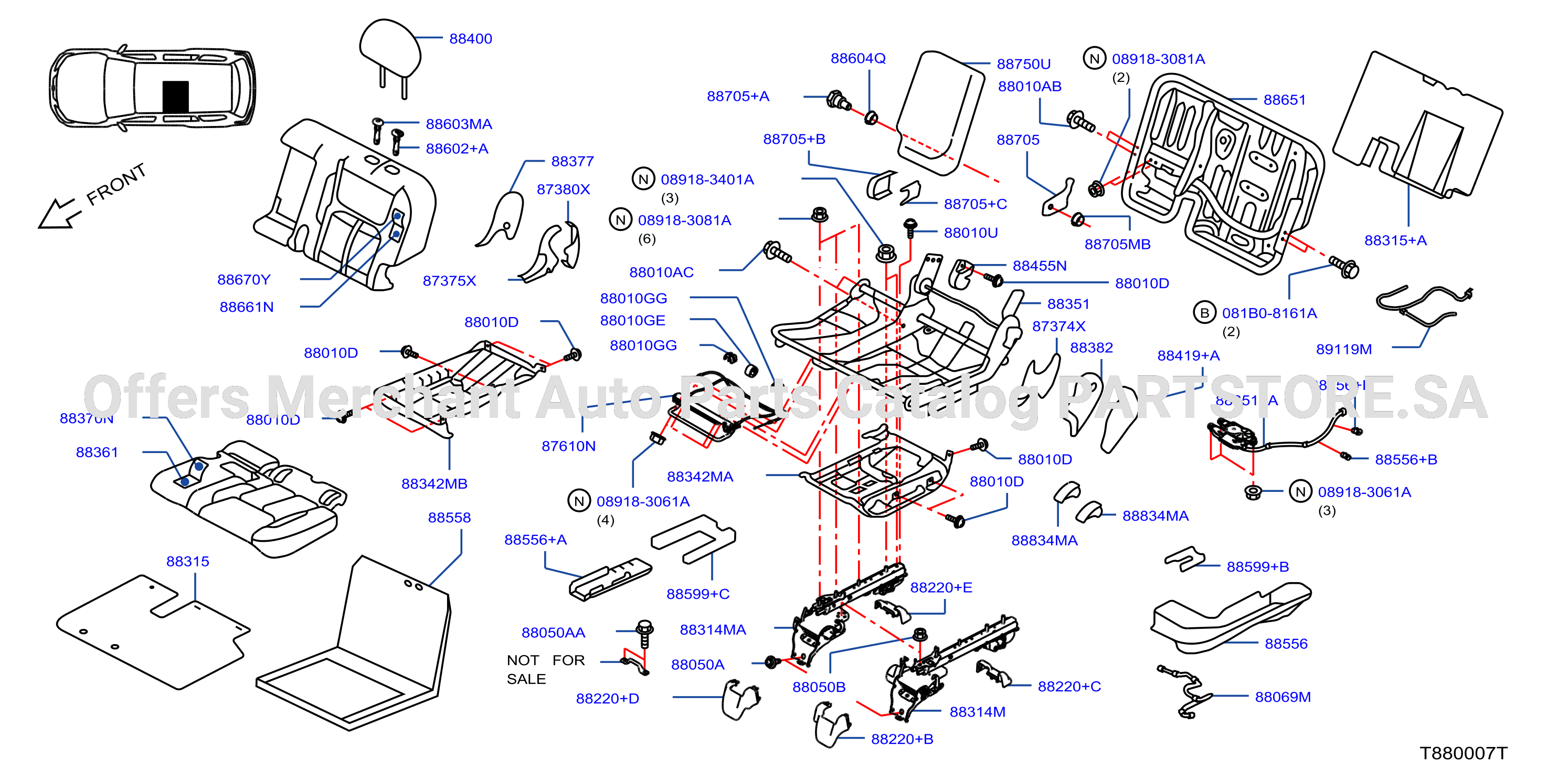 Rear Seat Lh Seat