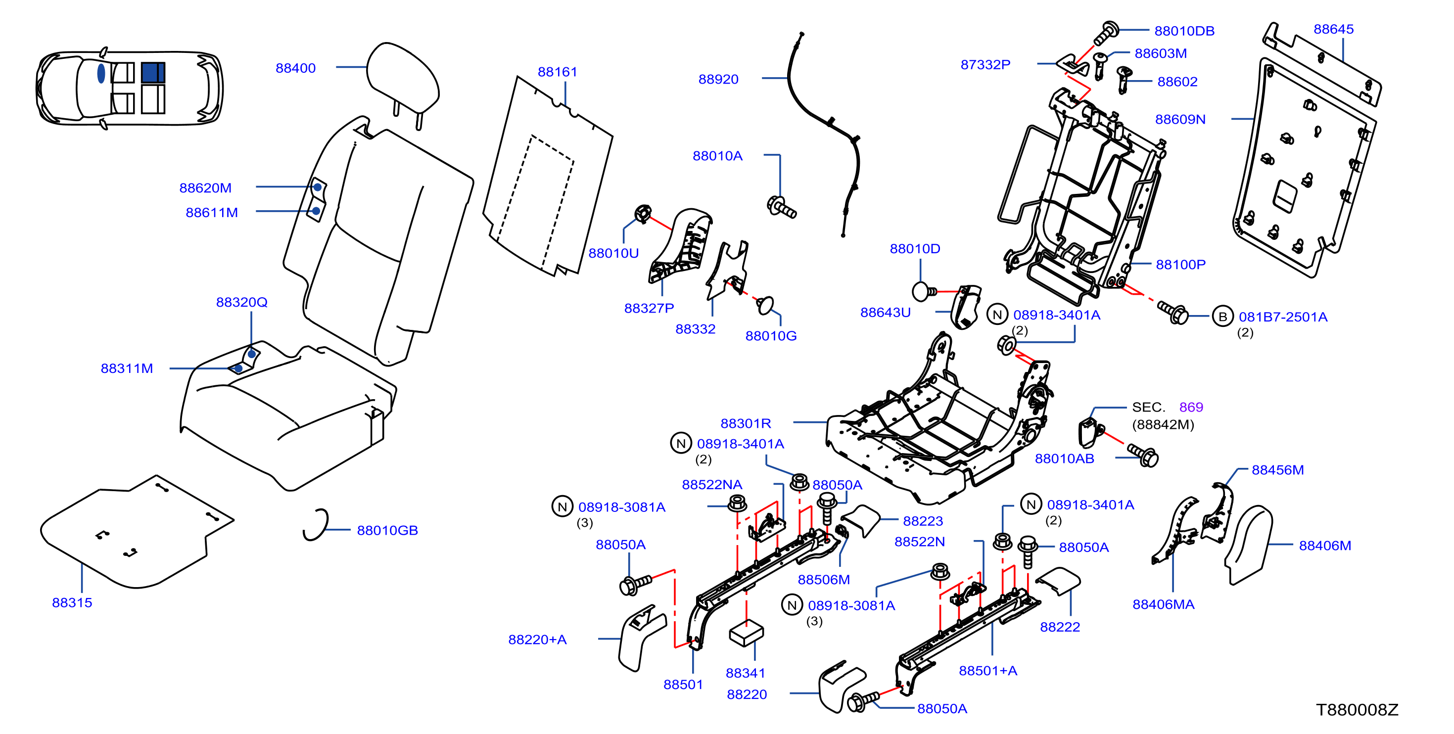 Rear Seat Rh Seat