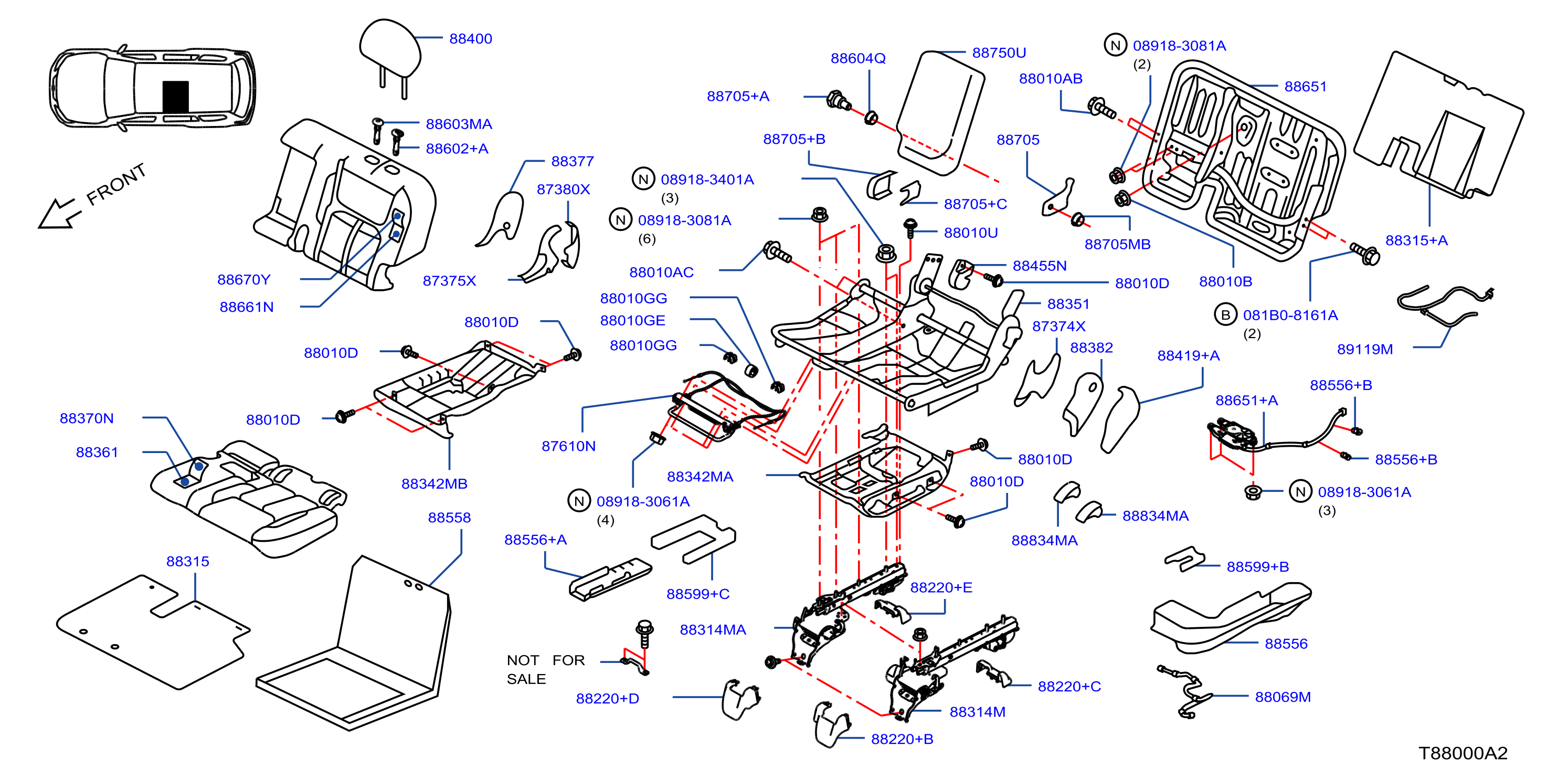 Rear Seat Lh Seat Com