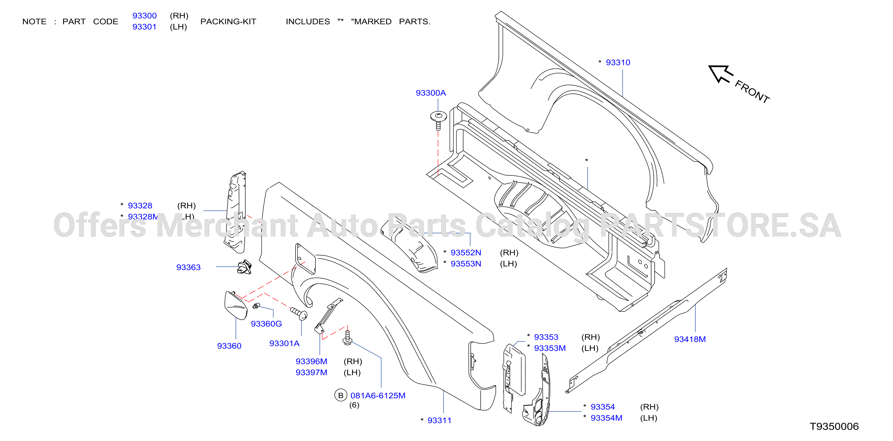 Rear Body Side Gate Fitting