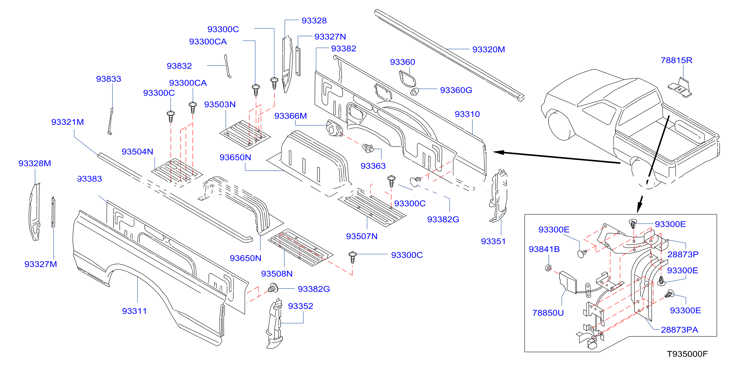 Rear Body Side Gate Fitting