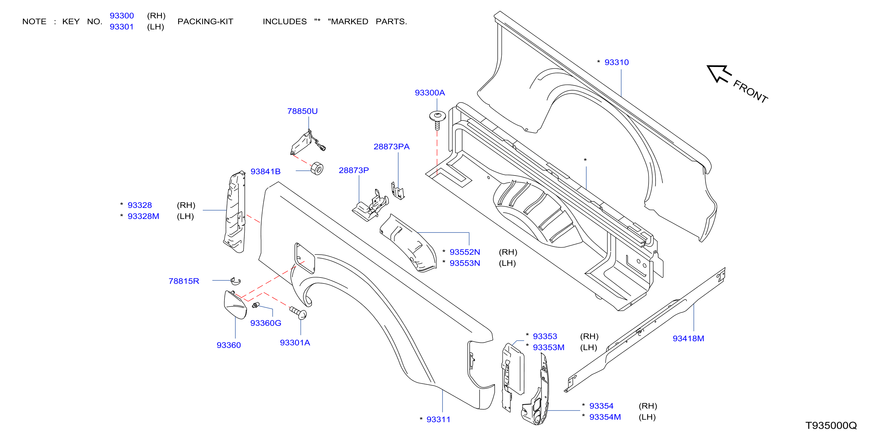 Rear Body Side Gate Fitting