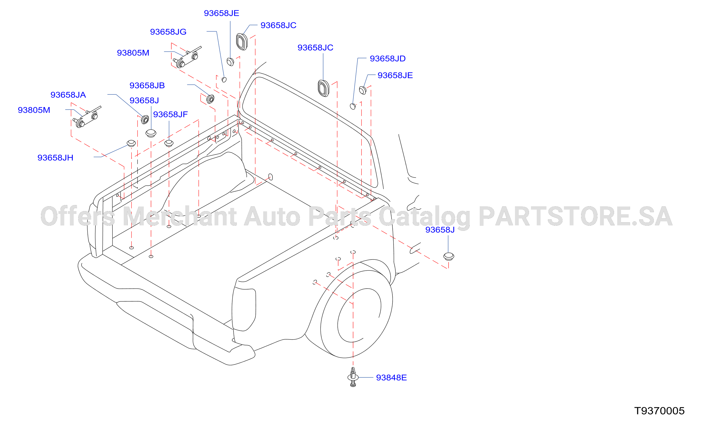Rear Body Floor Fitting Plug