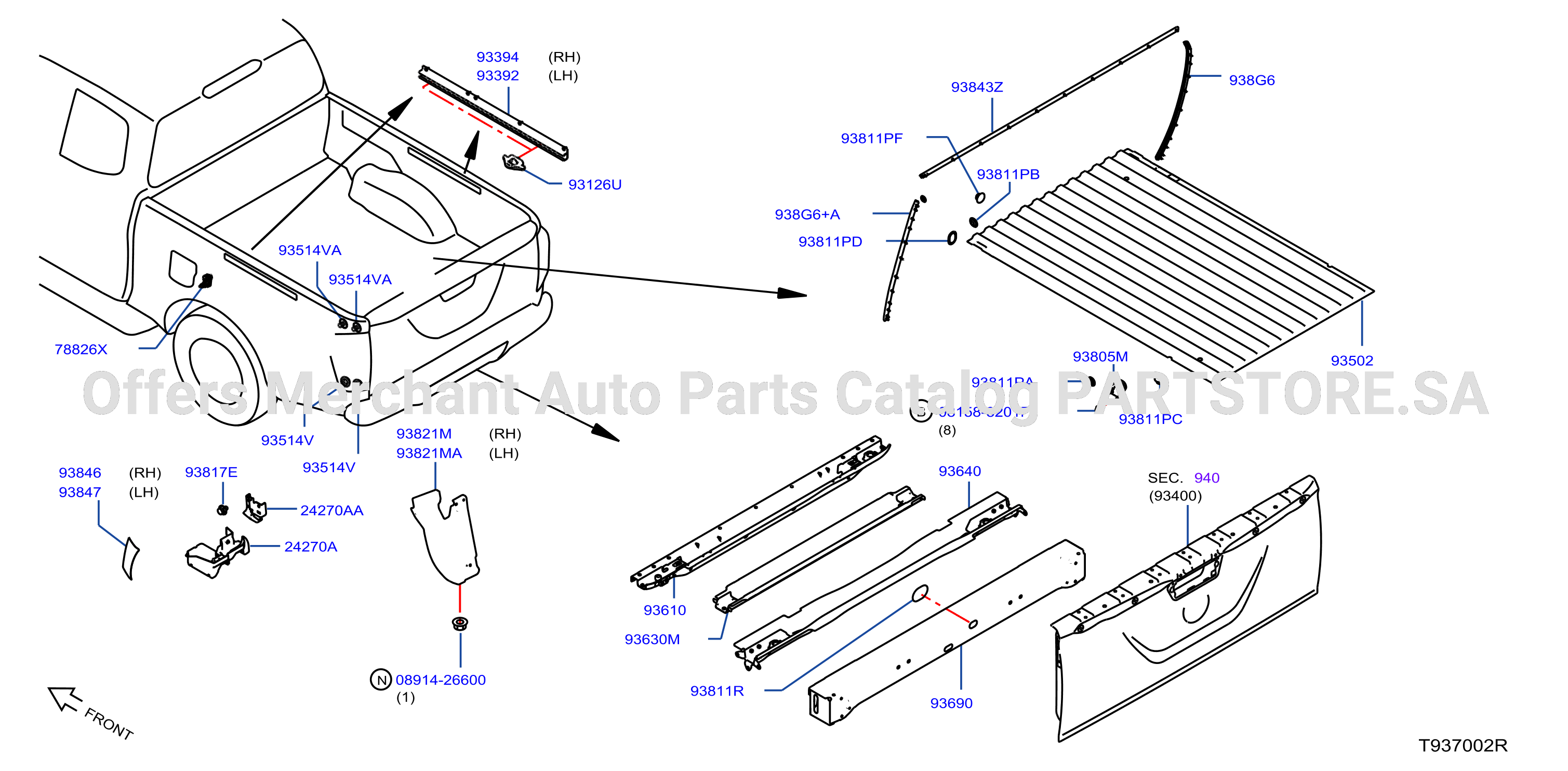 Rear Body Floor Fitting