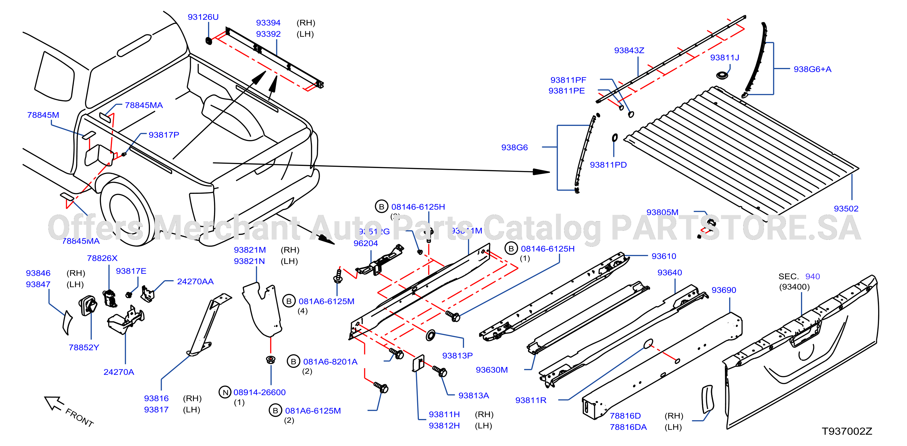 Rear Body Floor Fitting