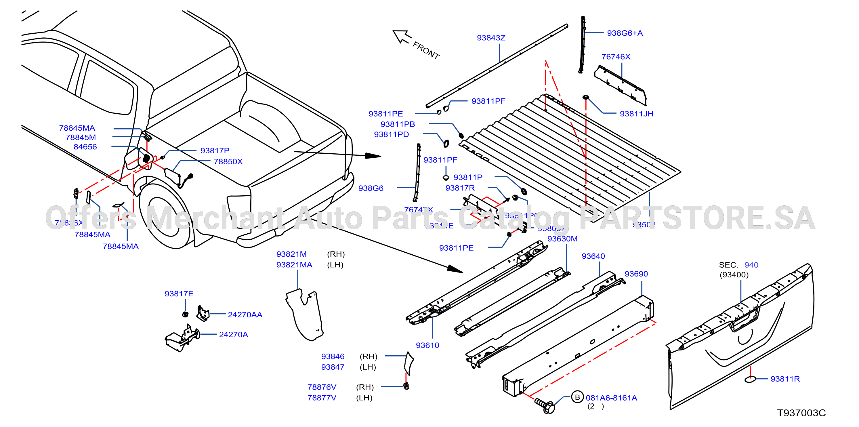 Rear Body Floor Fitting