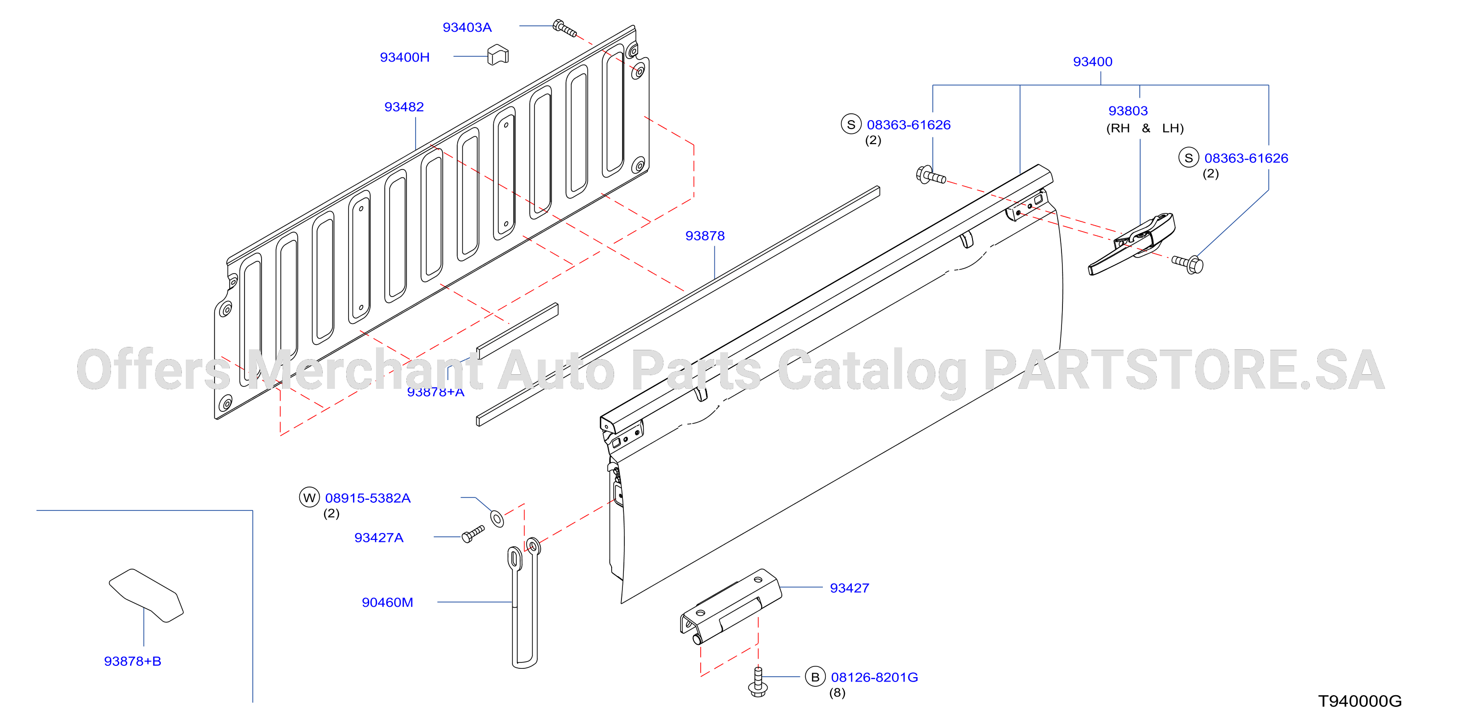 Rear Body Rear Gate Fitting Sc