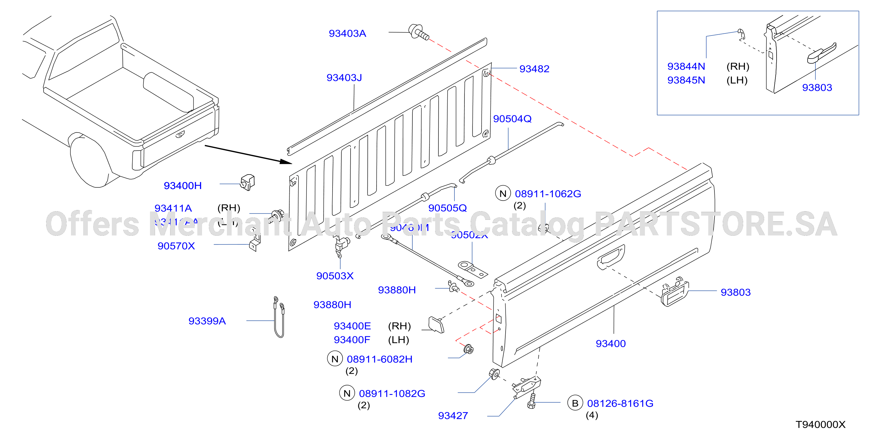 Rear Body Rear Gate Fitting