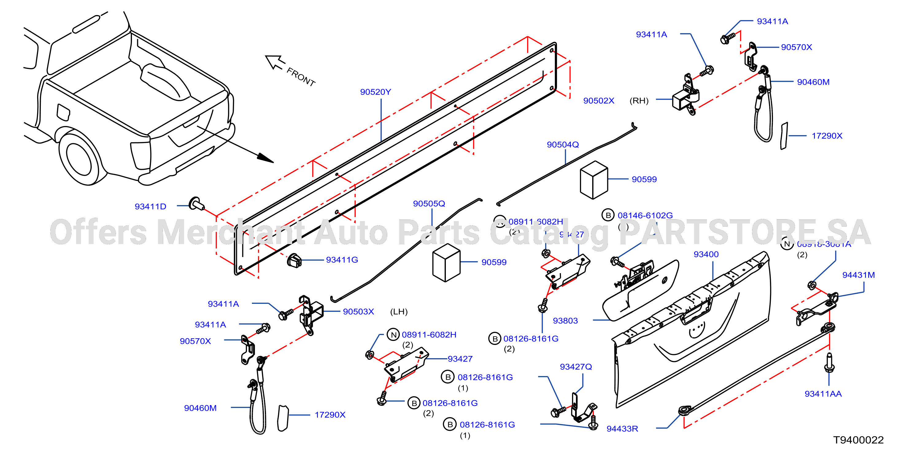 Rear Body Rear Gate Fitting