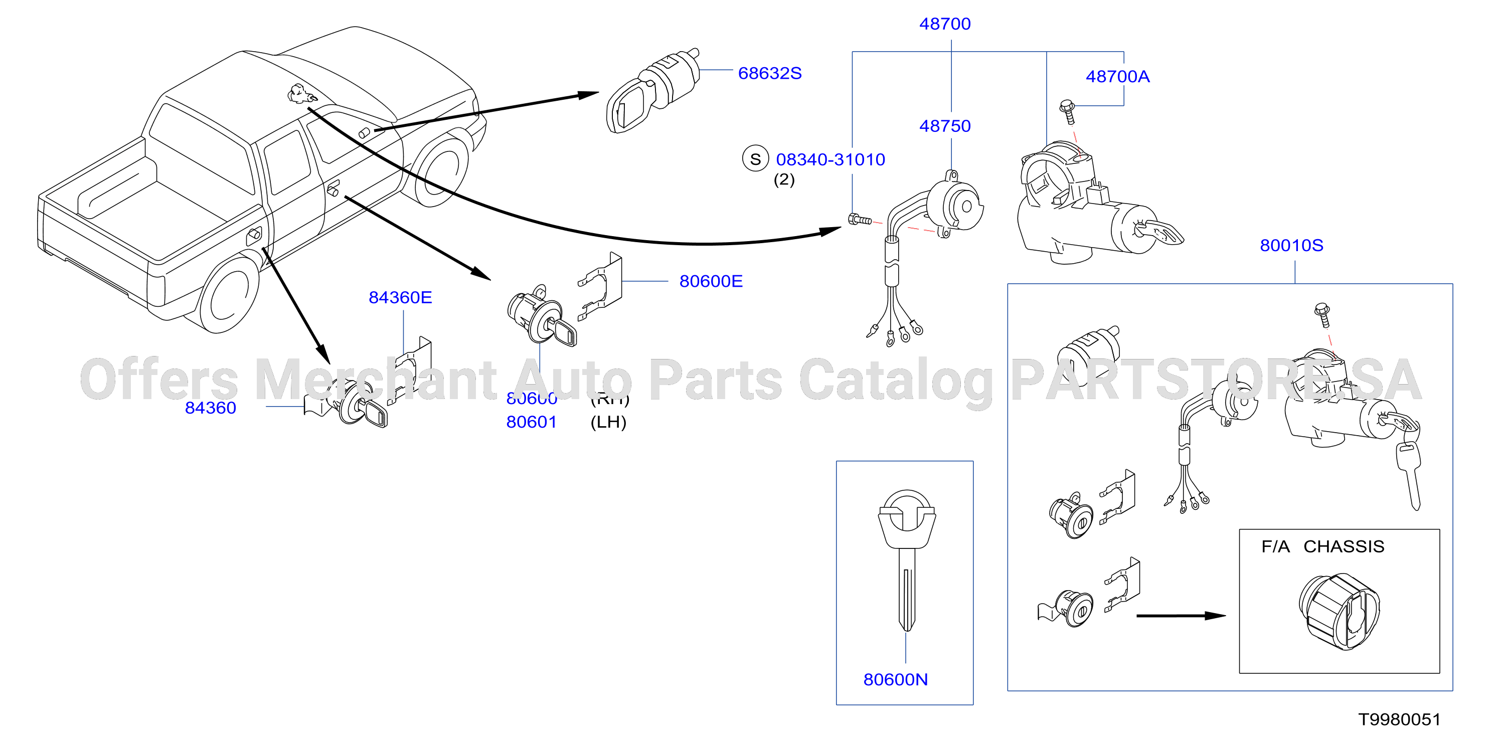 Key Set Blank Key
