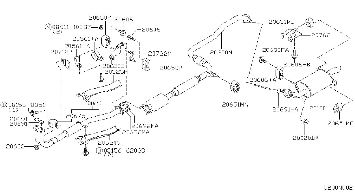 Exhaust Tube Muffler
