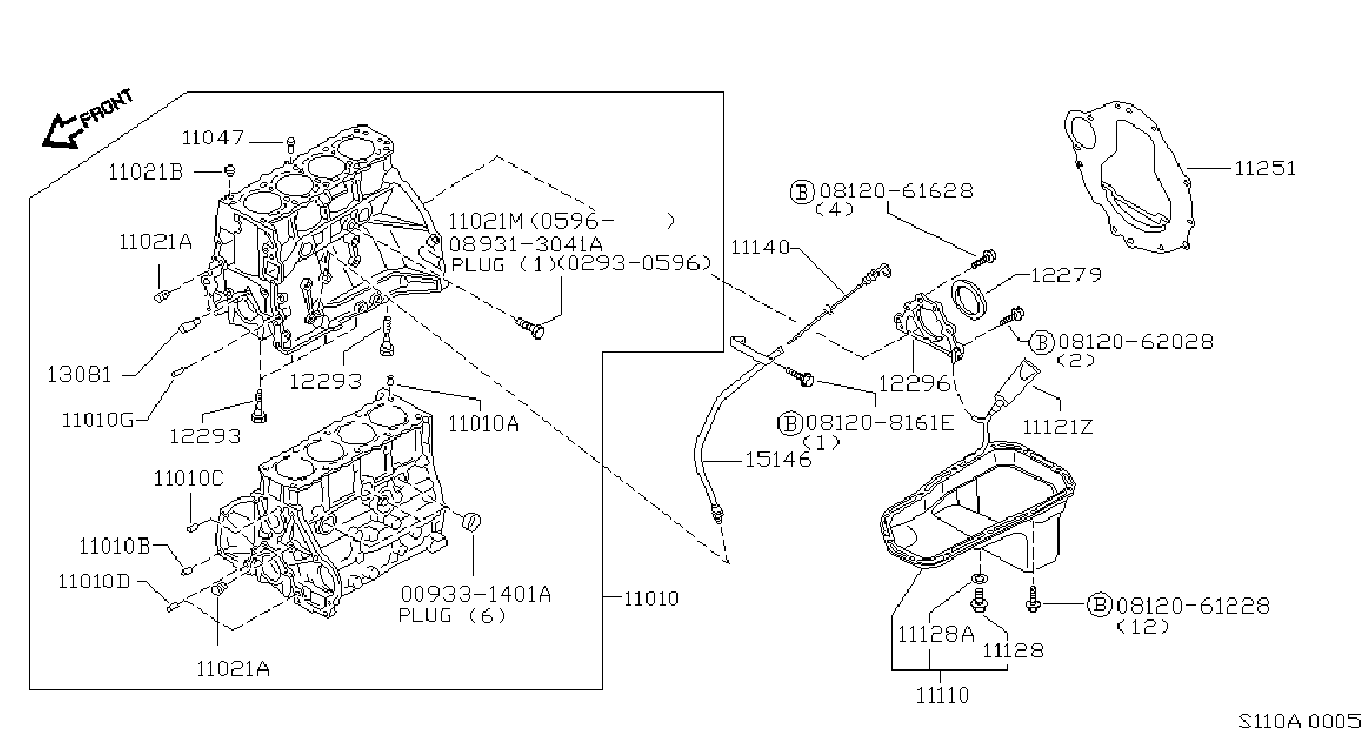 Cylinder Block Oil Pan