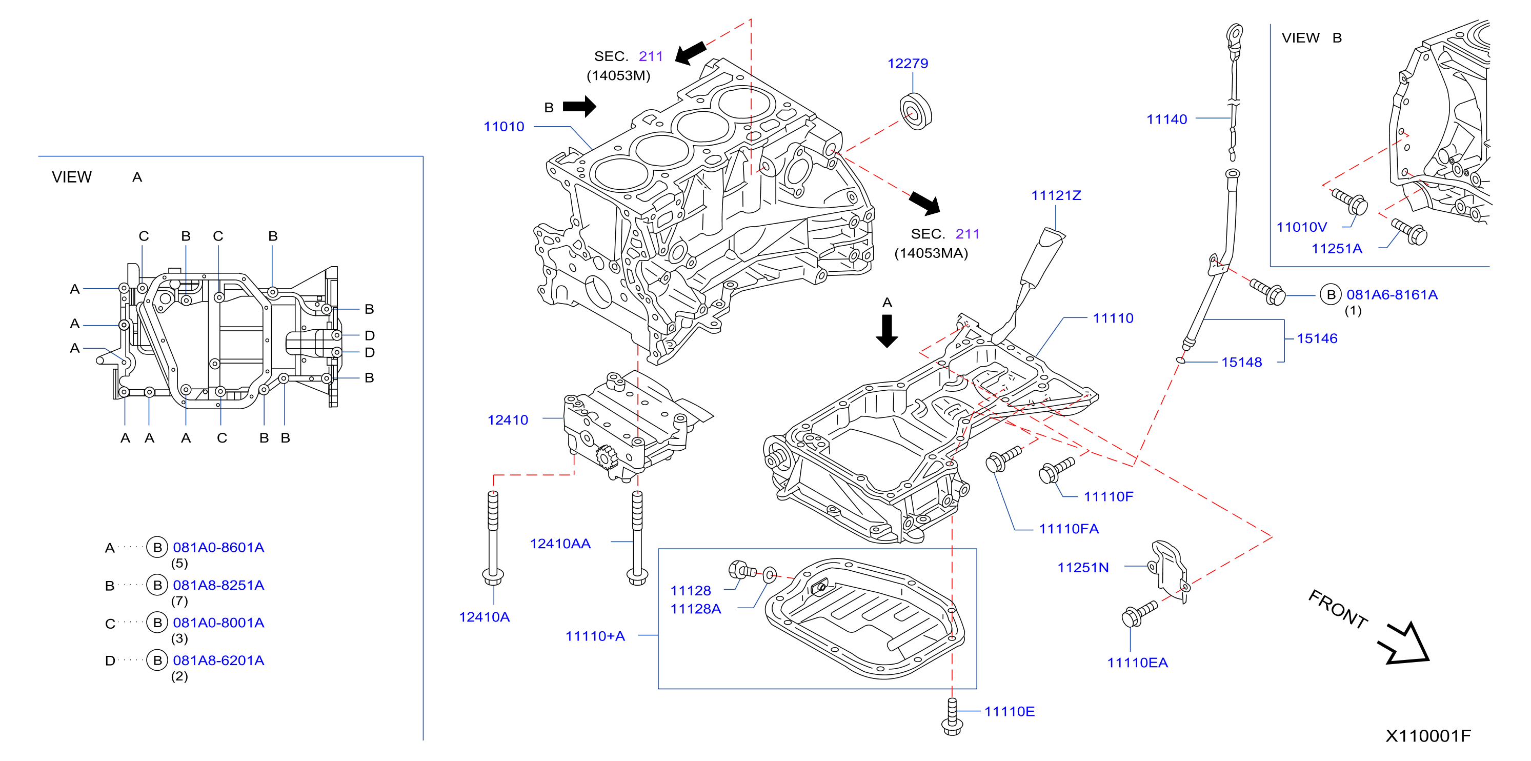 Cylinder Block Oil Pan Assembly