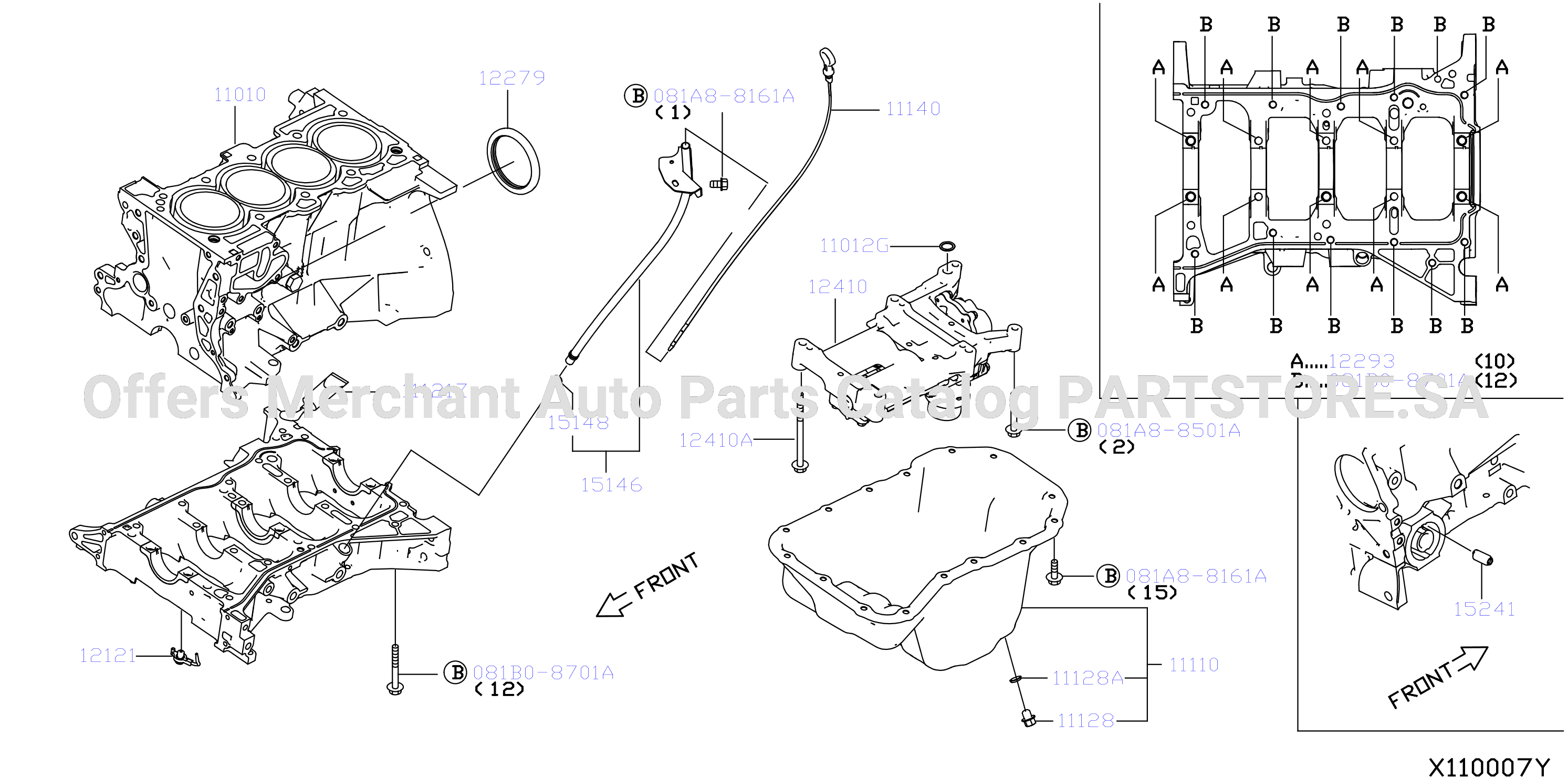 Cylinder Block Oil Pan Oil Pan