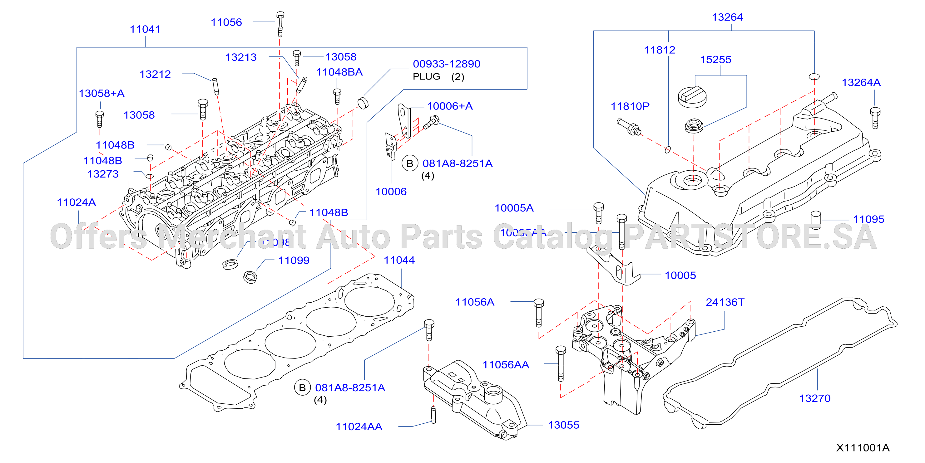 Cylinder Head Rocker Cover Assembly