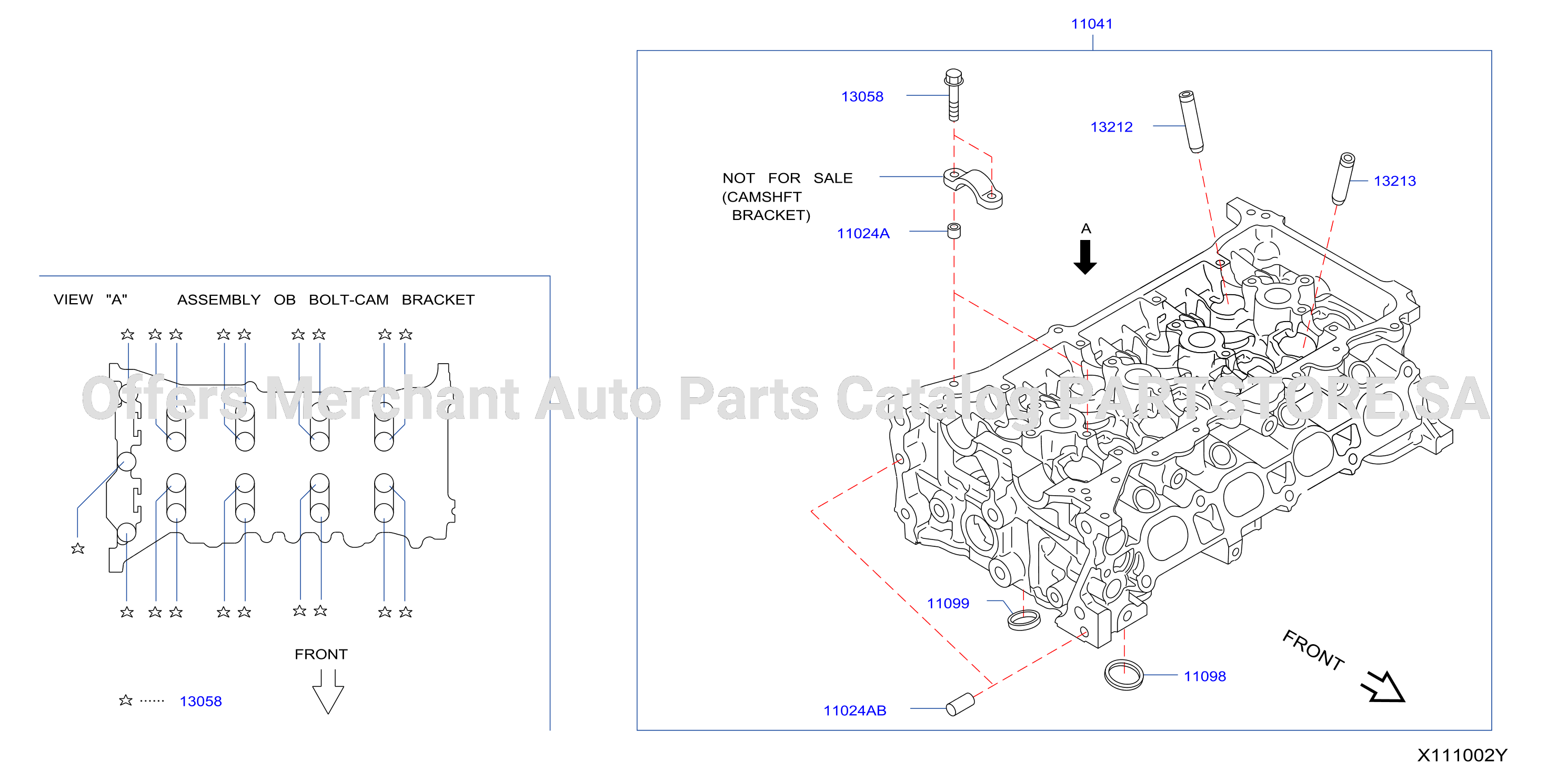 Cylinder Head Rocker Cover Component Parts