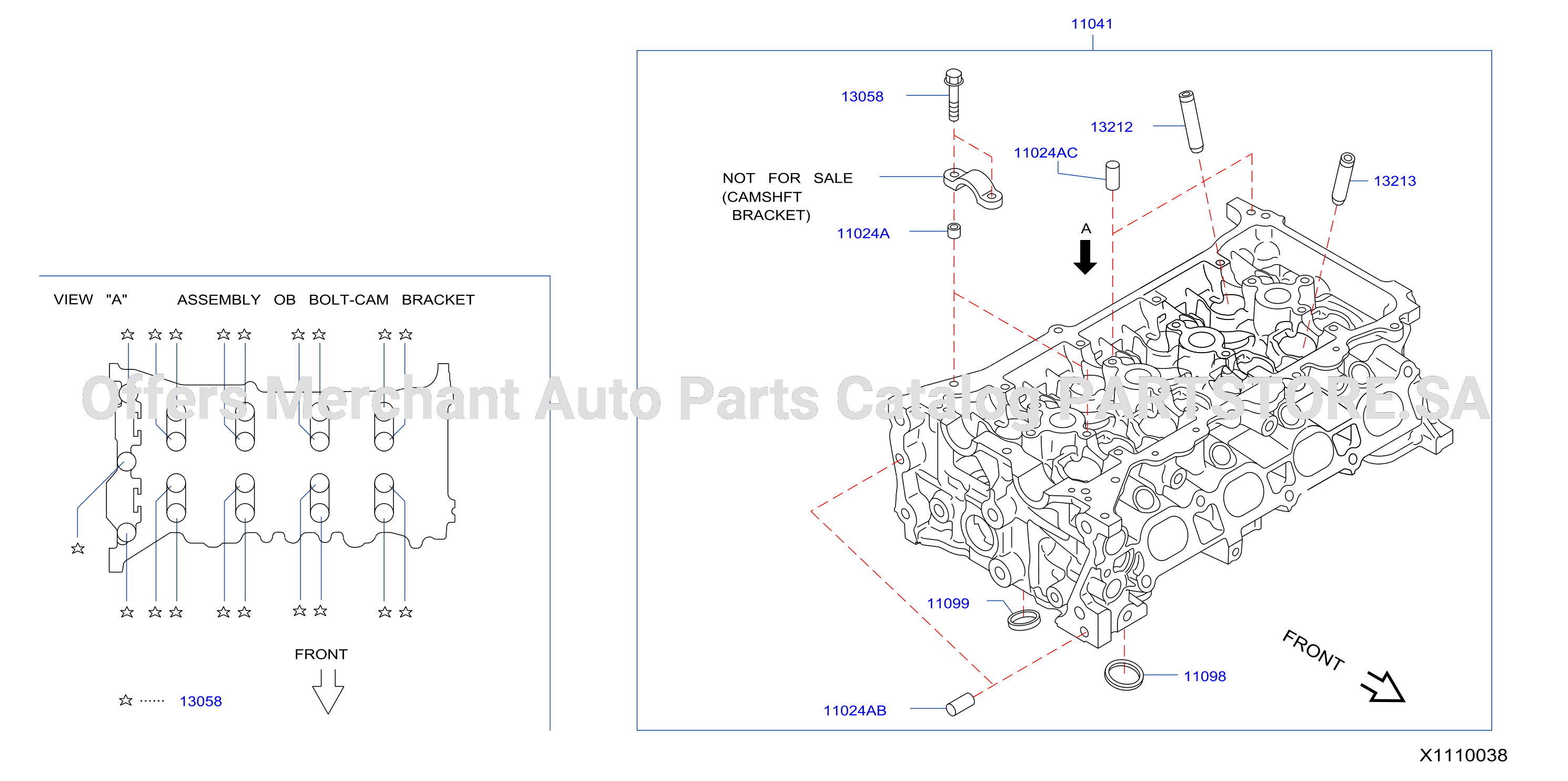 Cylinder Head Rocker Cover Component Parts
