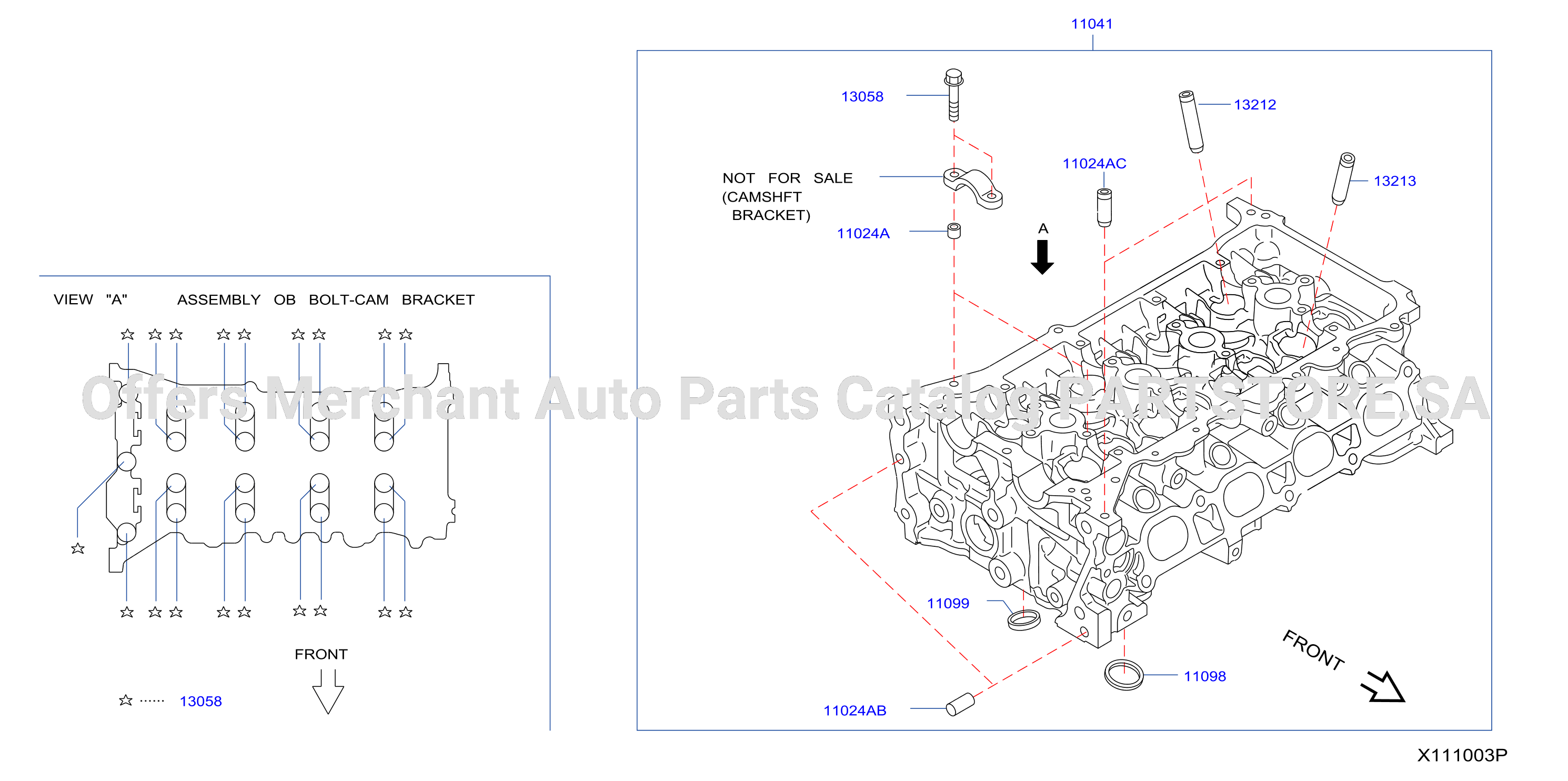 Cylinder Head Rocker Cover Component Parts