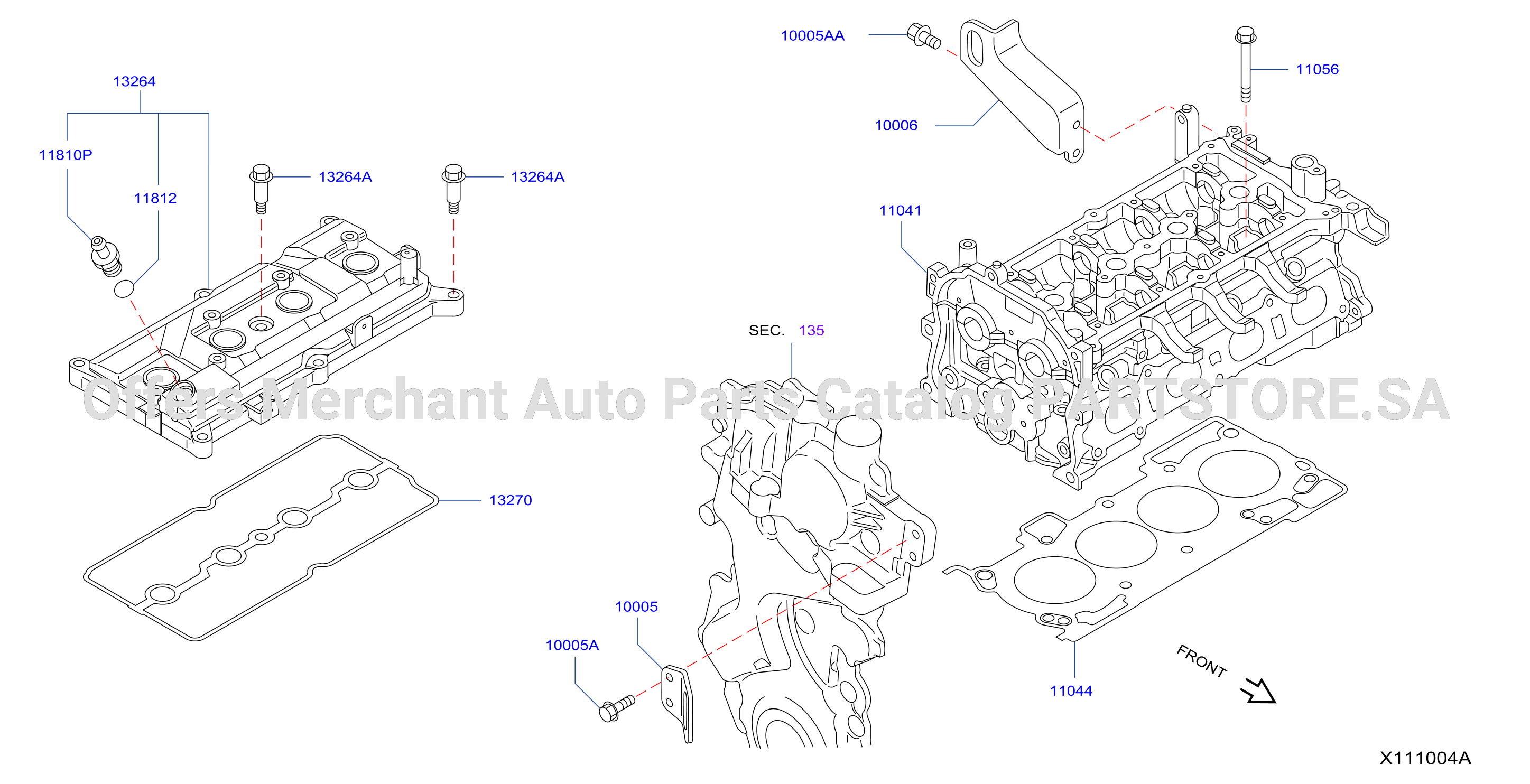 Cylinder Head Rocker Cover Assembly