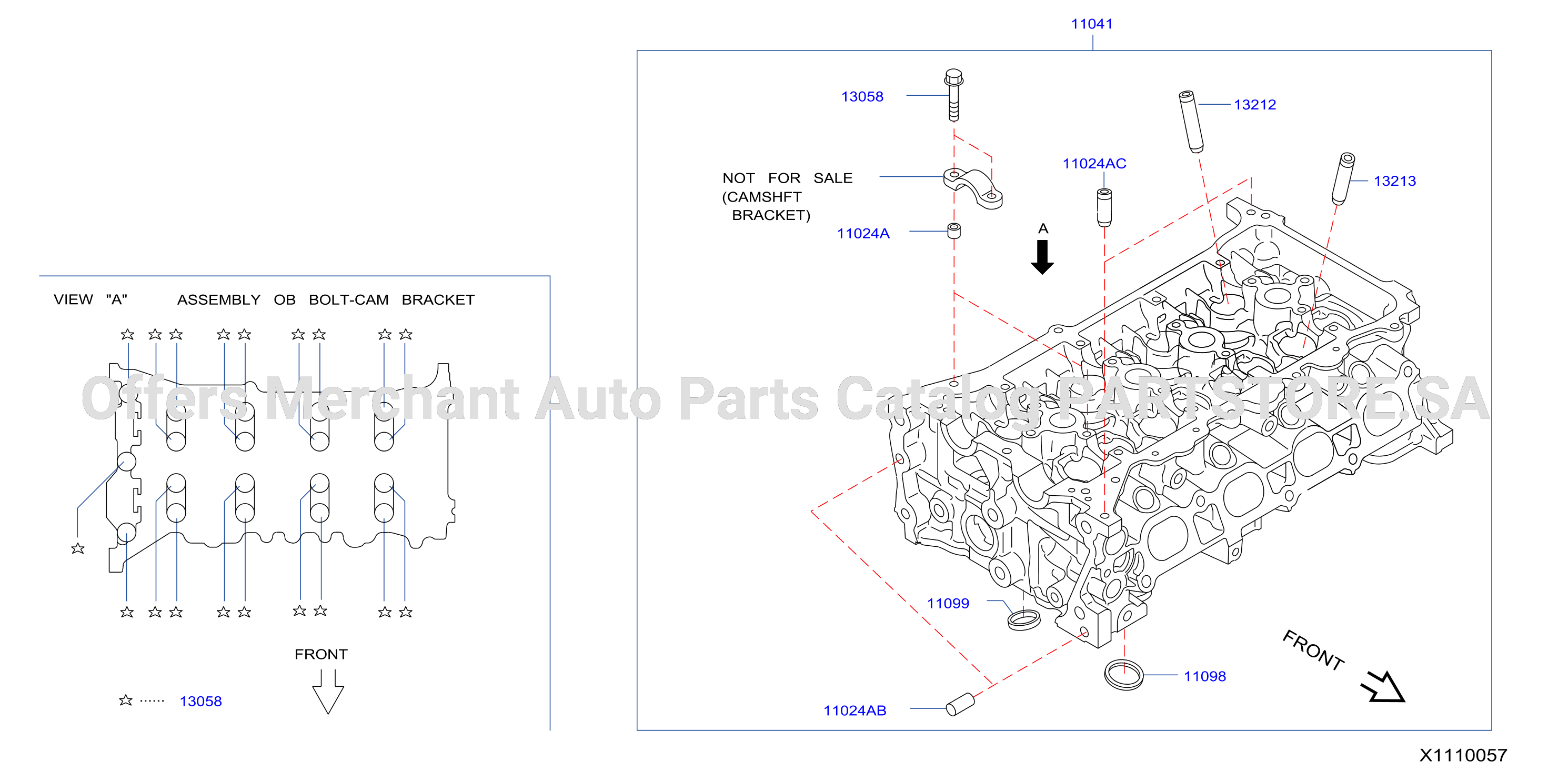 Cylinder Head Rocker Cover Component Parts