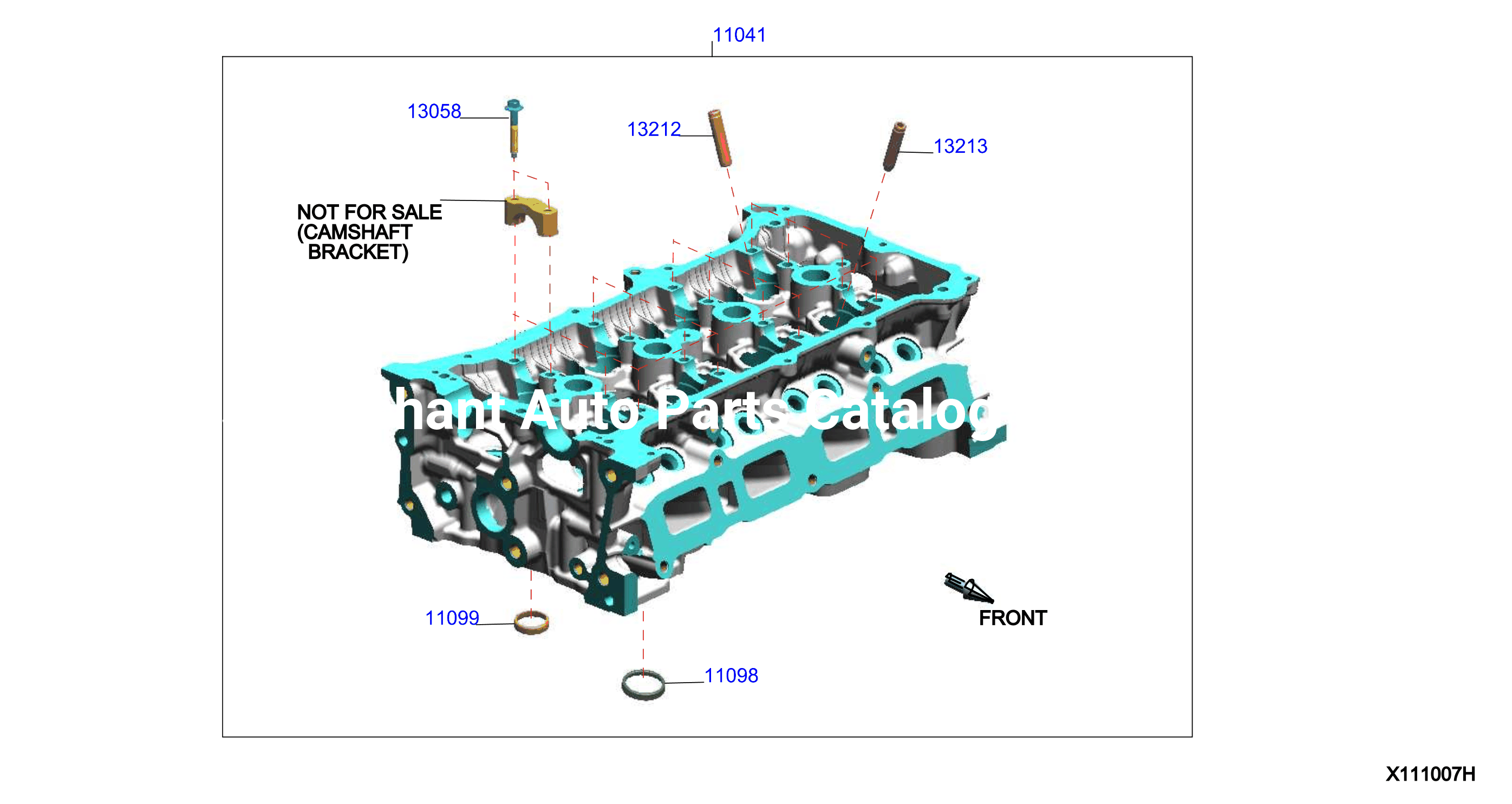 Cylinder Head Rocker Cover Component Parts