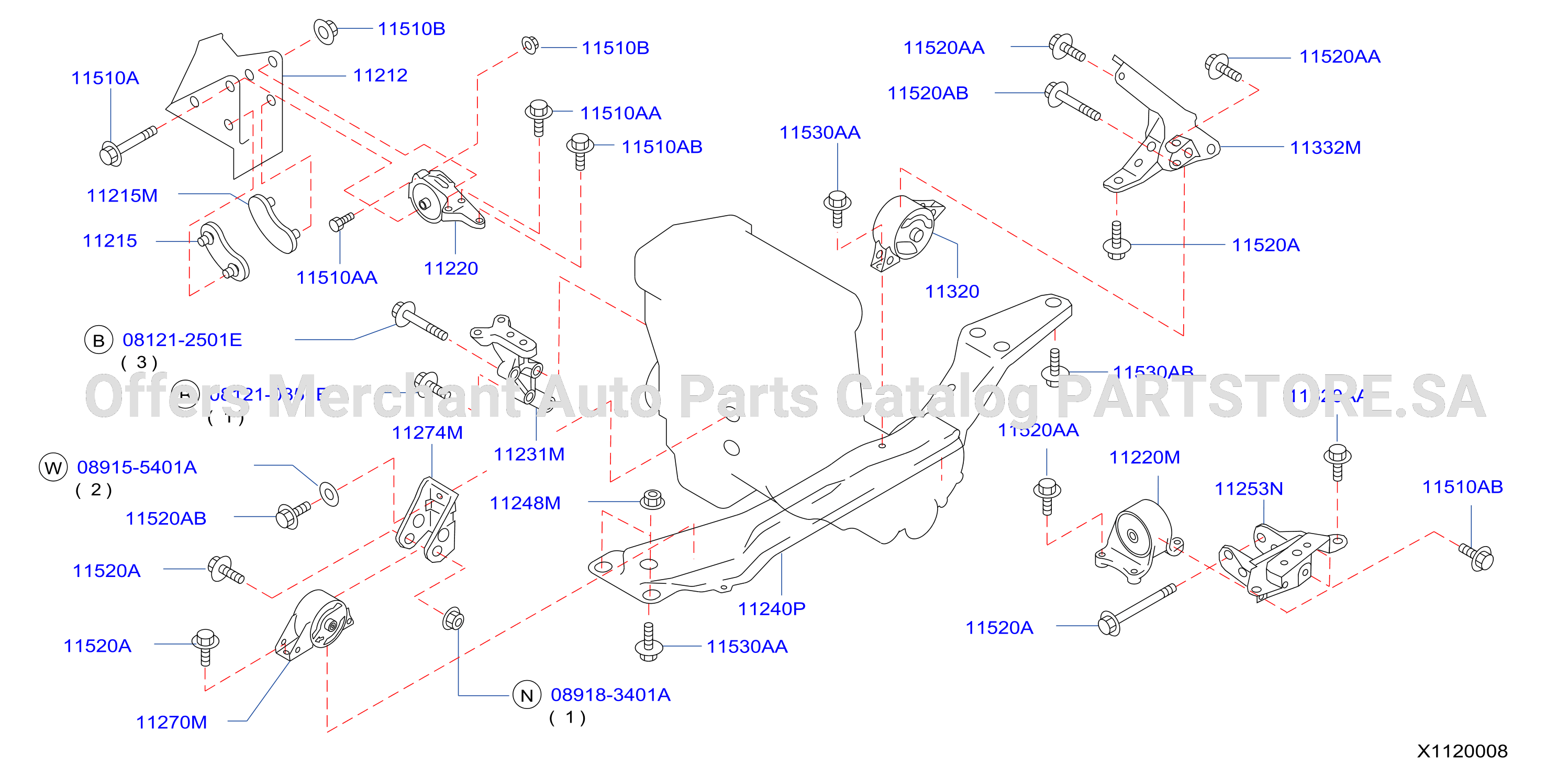Engine Transmission Mounting