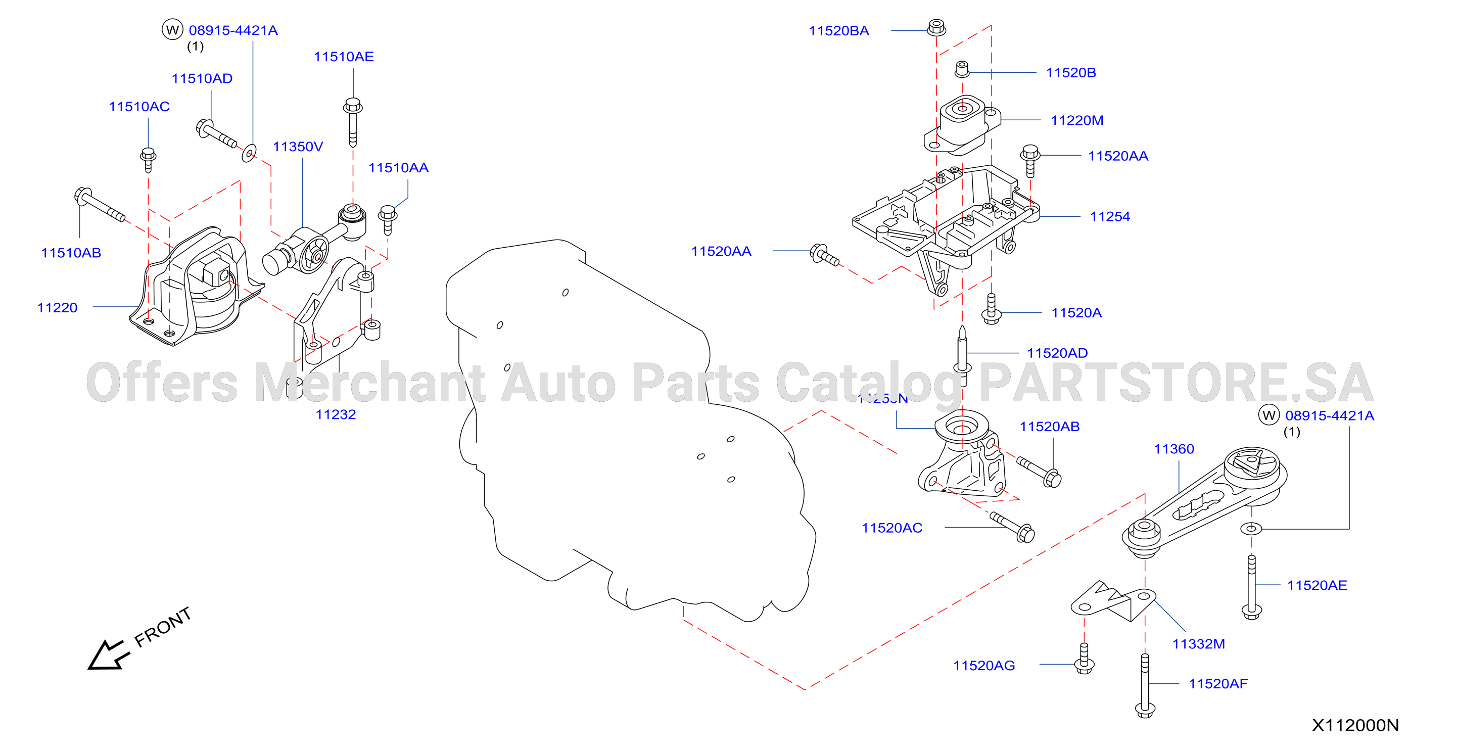 Engine Transmission Mounting