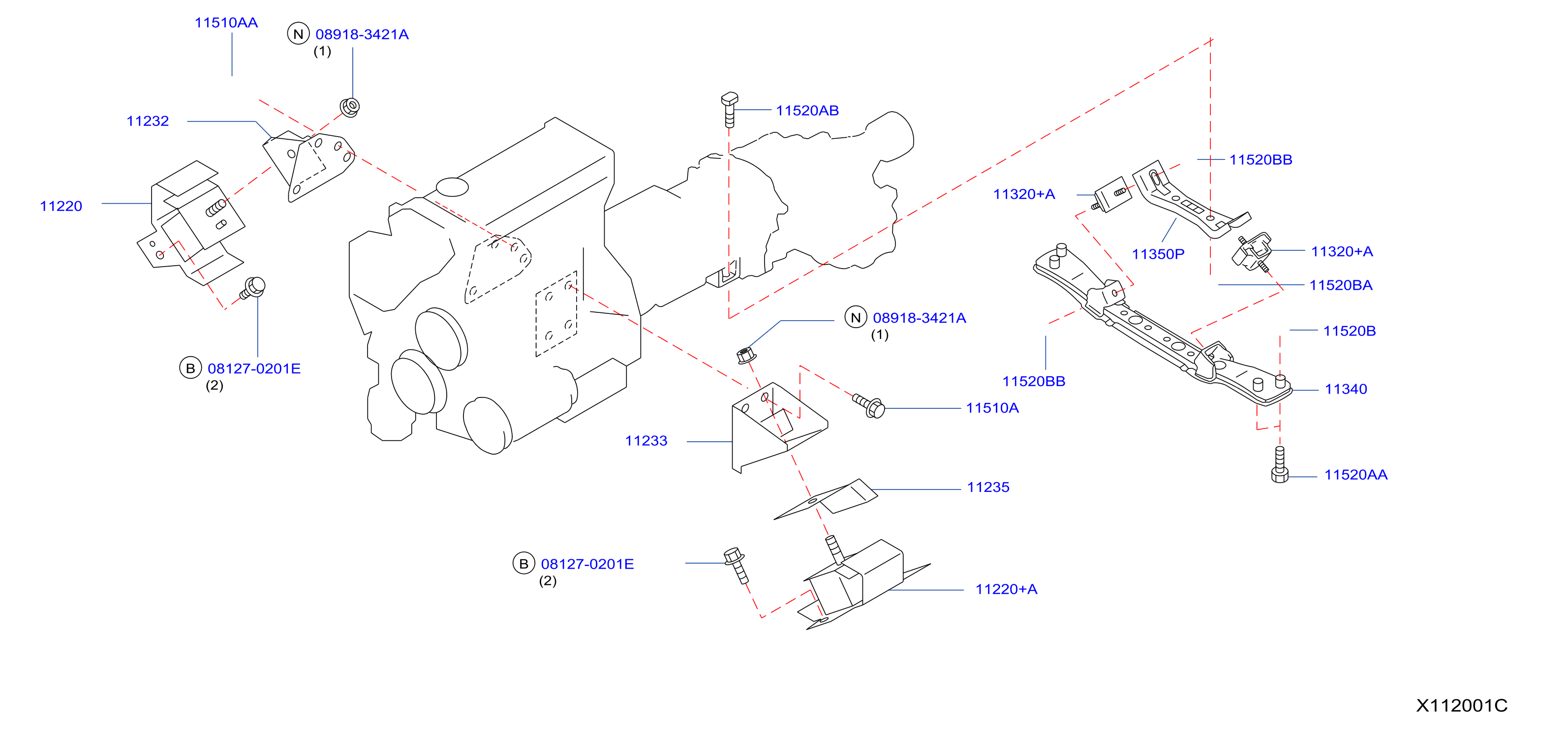 Engine Transmission Mounting