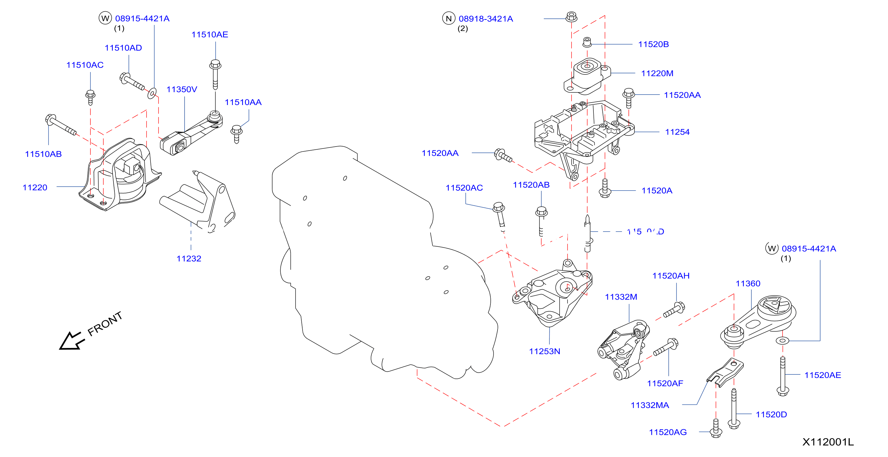 Engine Transmission Mounting