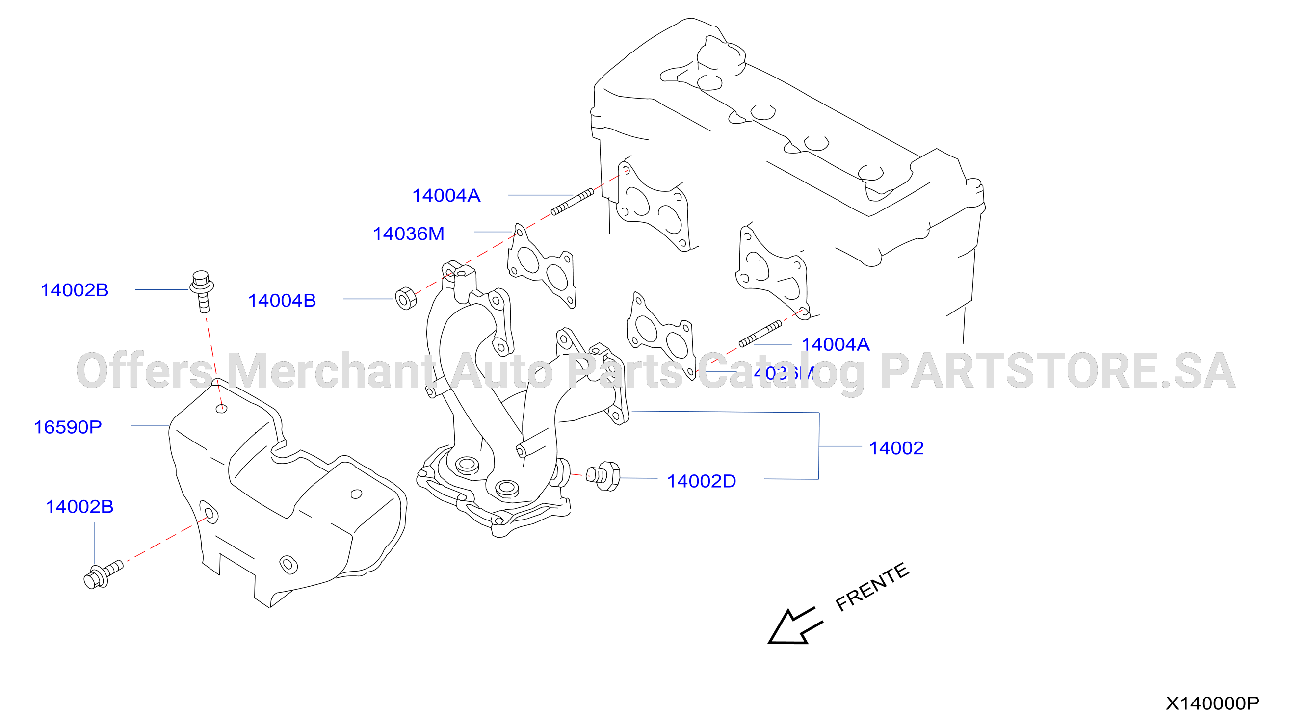 Manifold Exhaust Parts