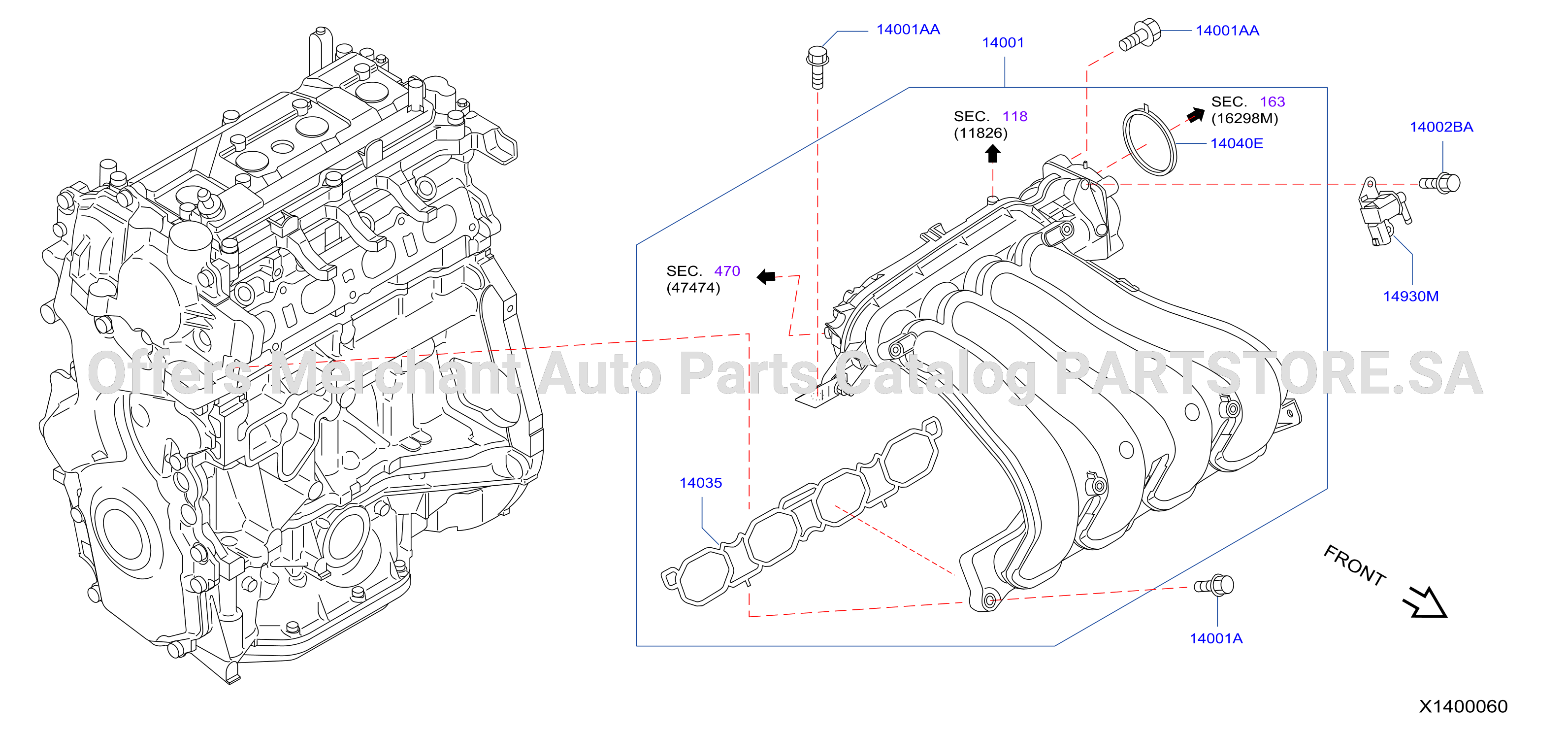 Manifold Intake Parts
