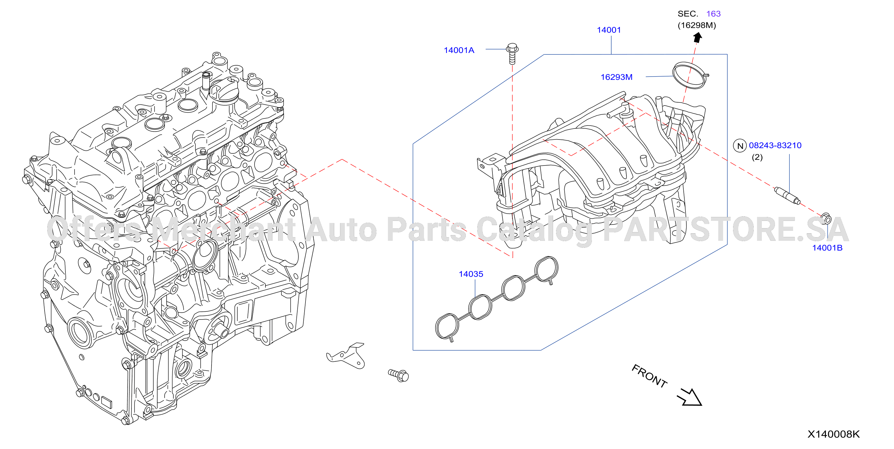 Manifold Intake Parts