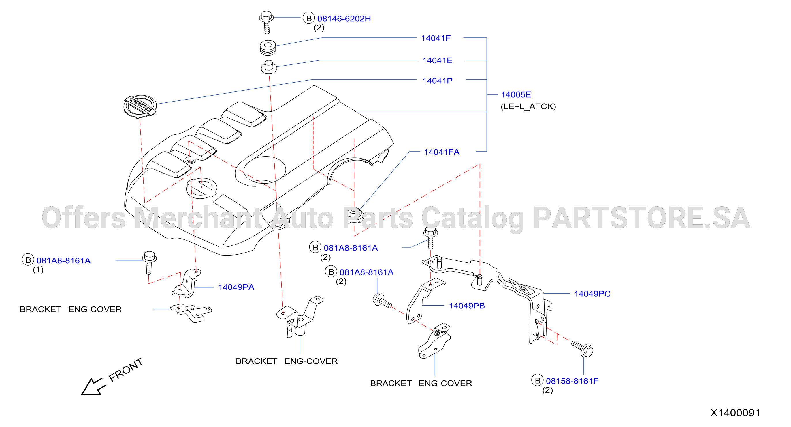 Manifold Engine Cover Parts 1