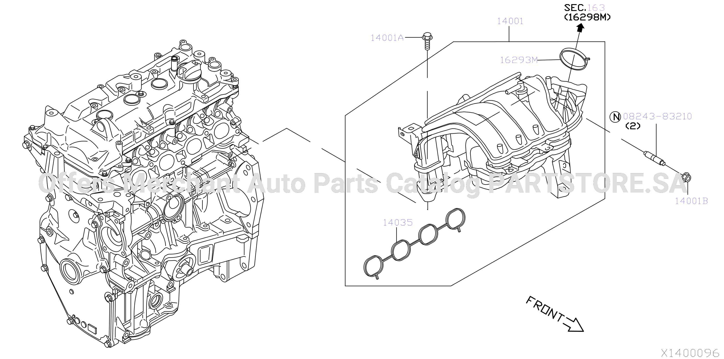 Manifold Intake Parts