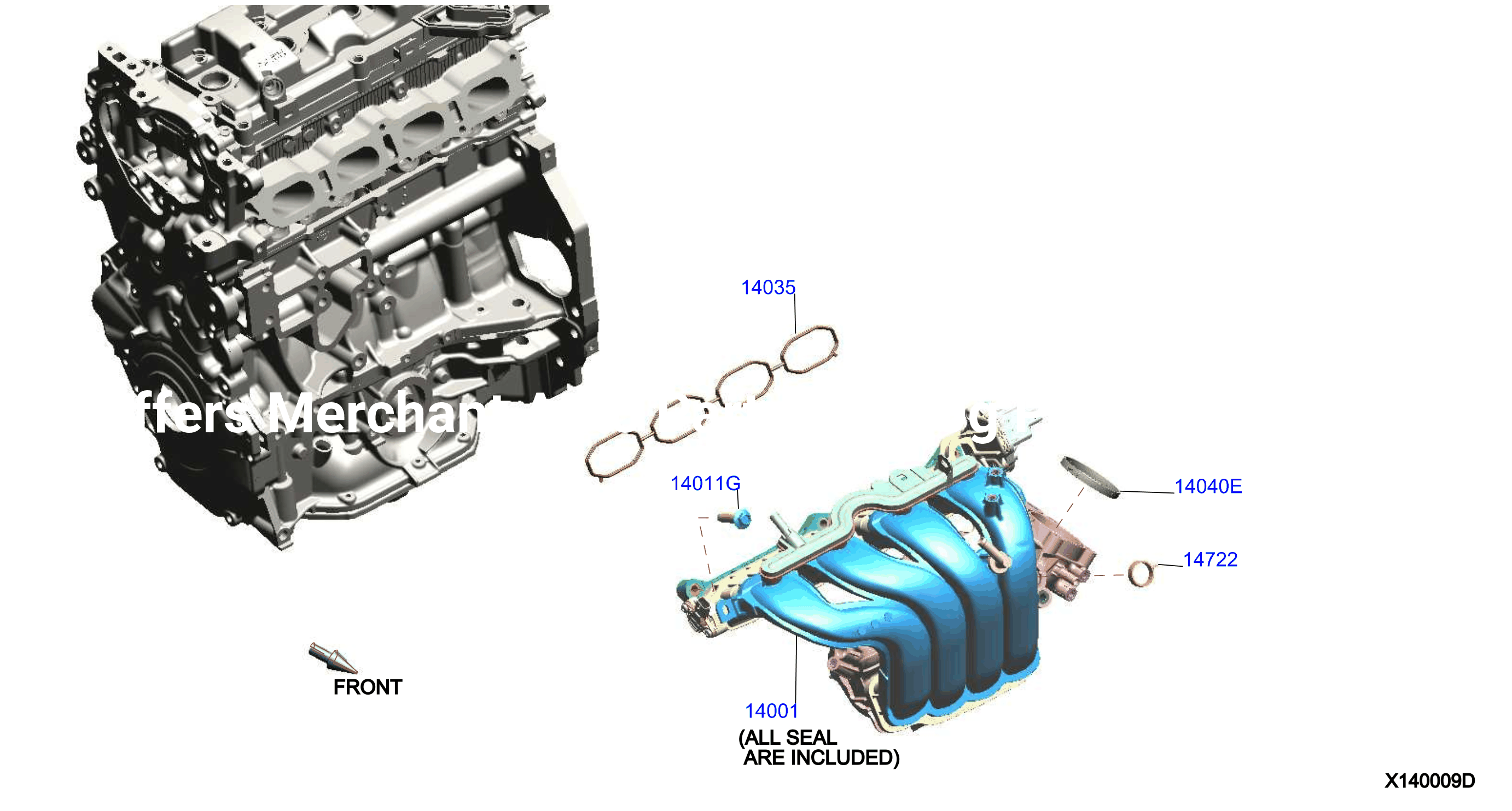 Manifold Intake Parts