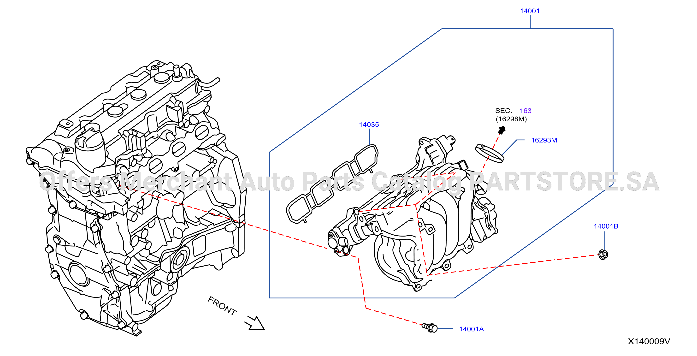 Manifold Intake Parts