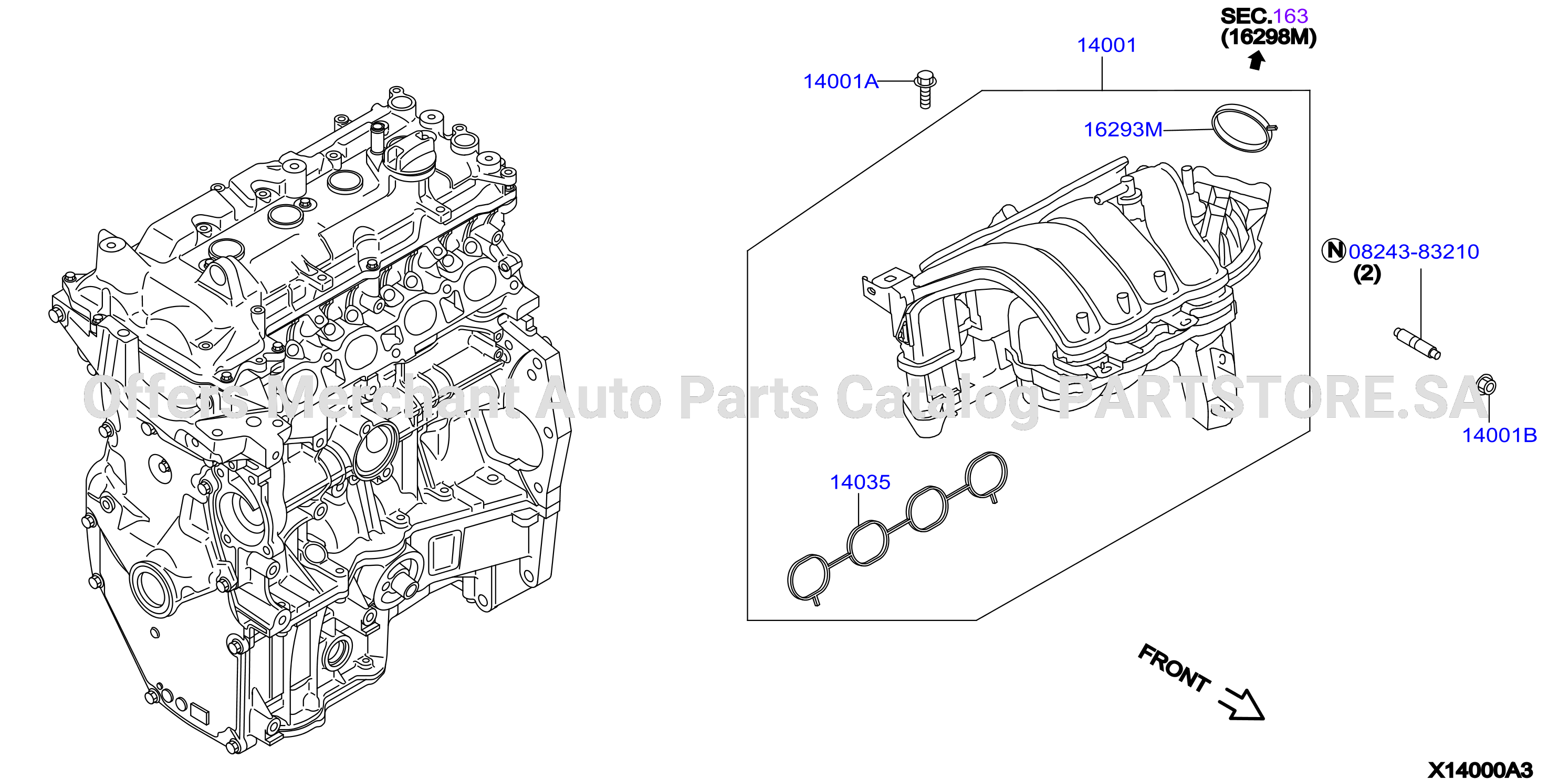 Manifold Intake Parts