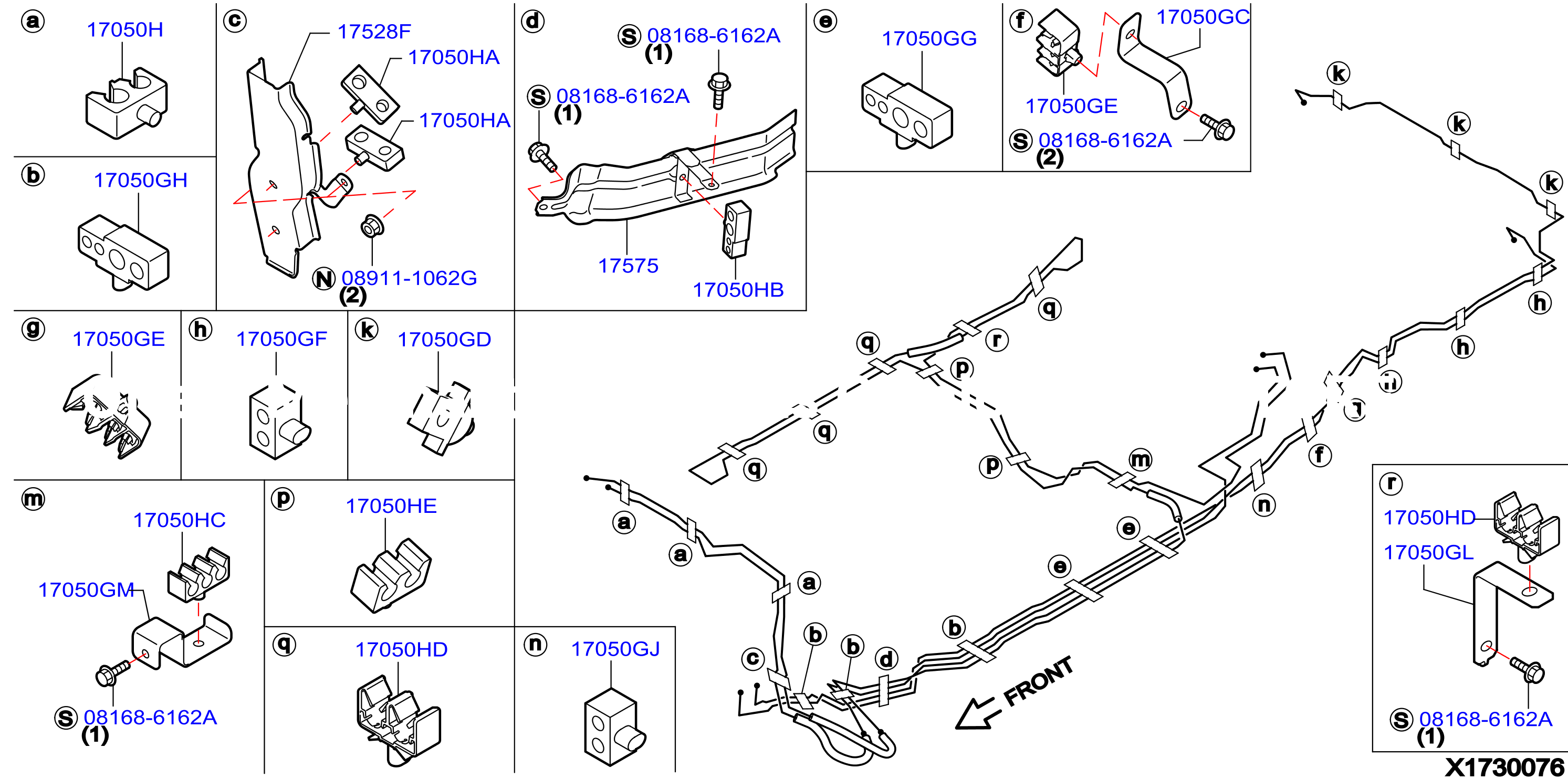Fuel Piping Fuel Brake Piping