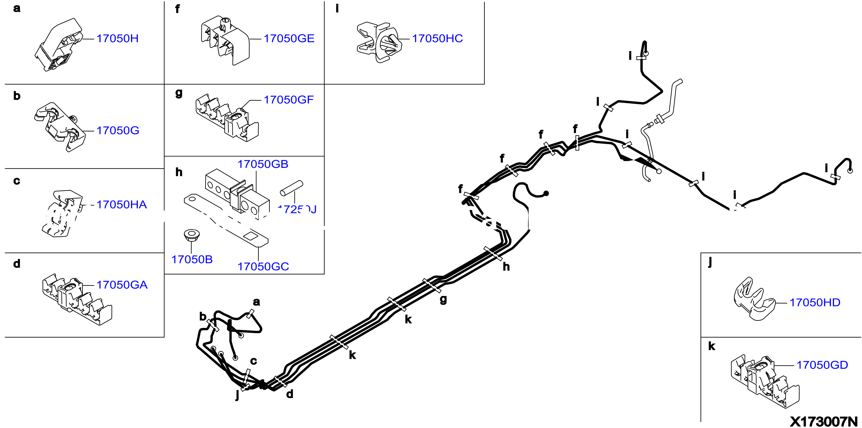 Fuel Piping Clamp Insulator