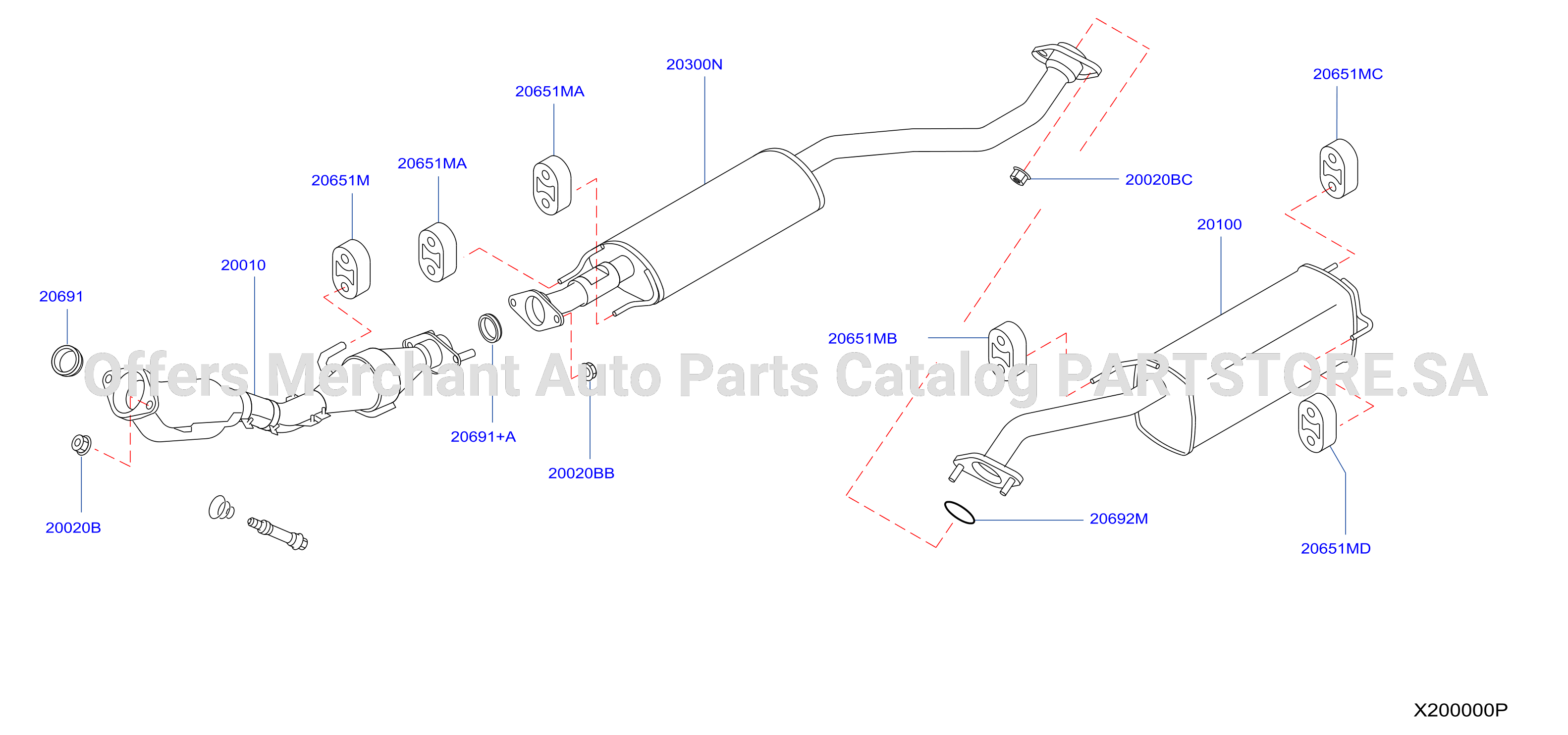 Exhaust Tube Muffler