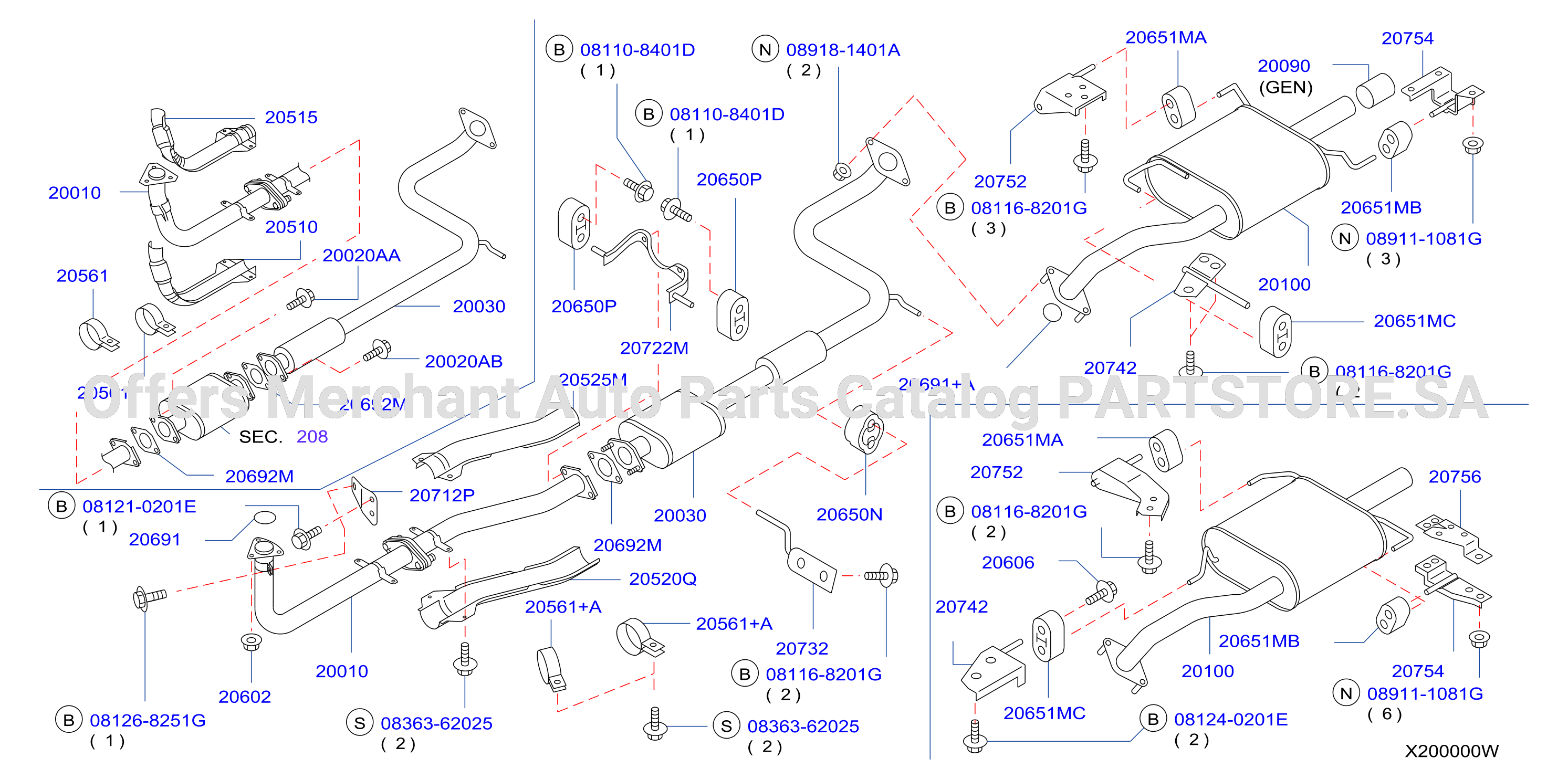 Exhaust Tube Muffler
