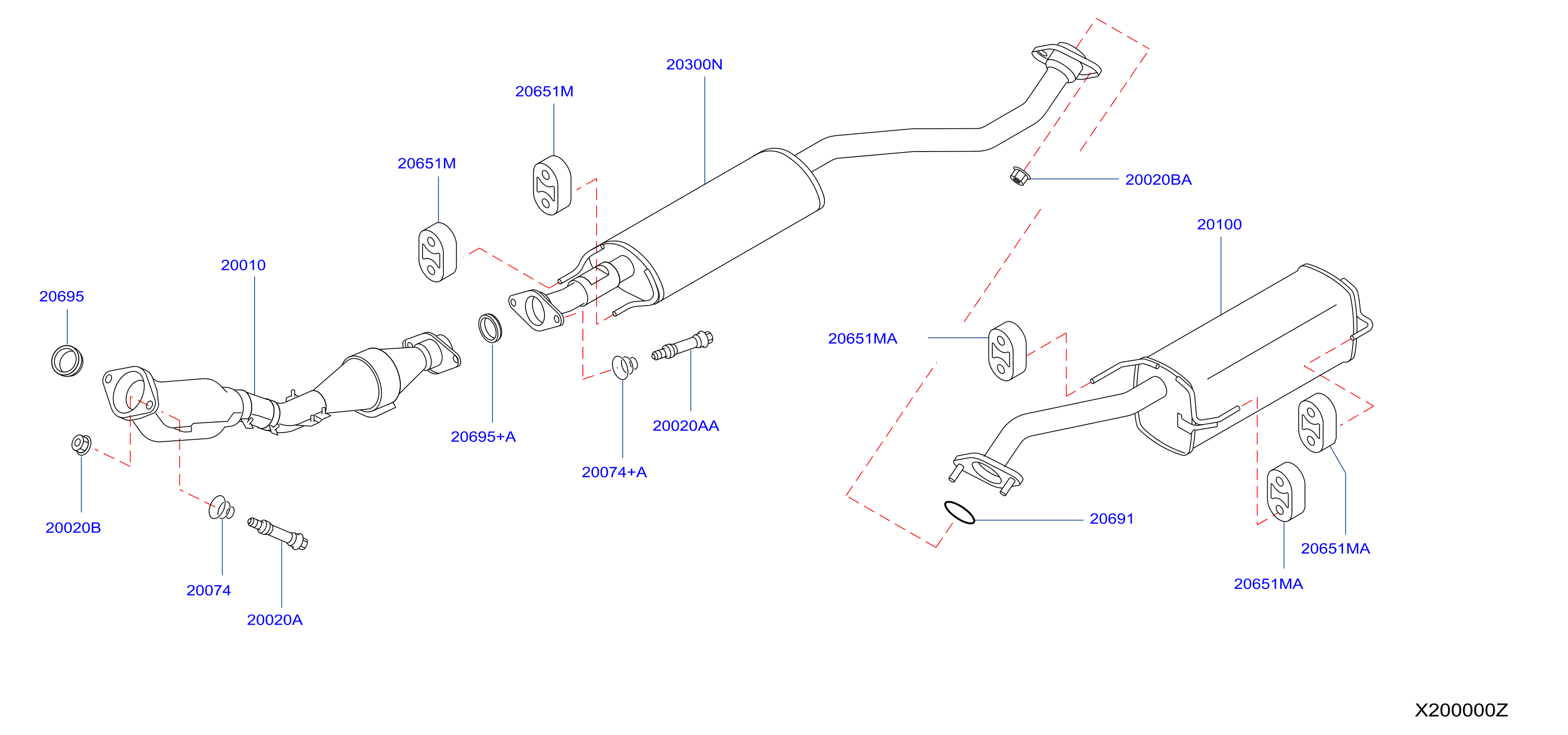 Exhaust Tube Muffler