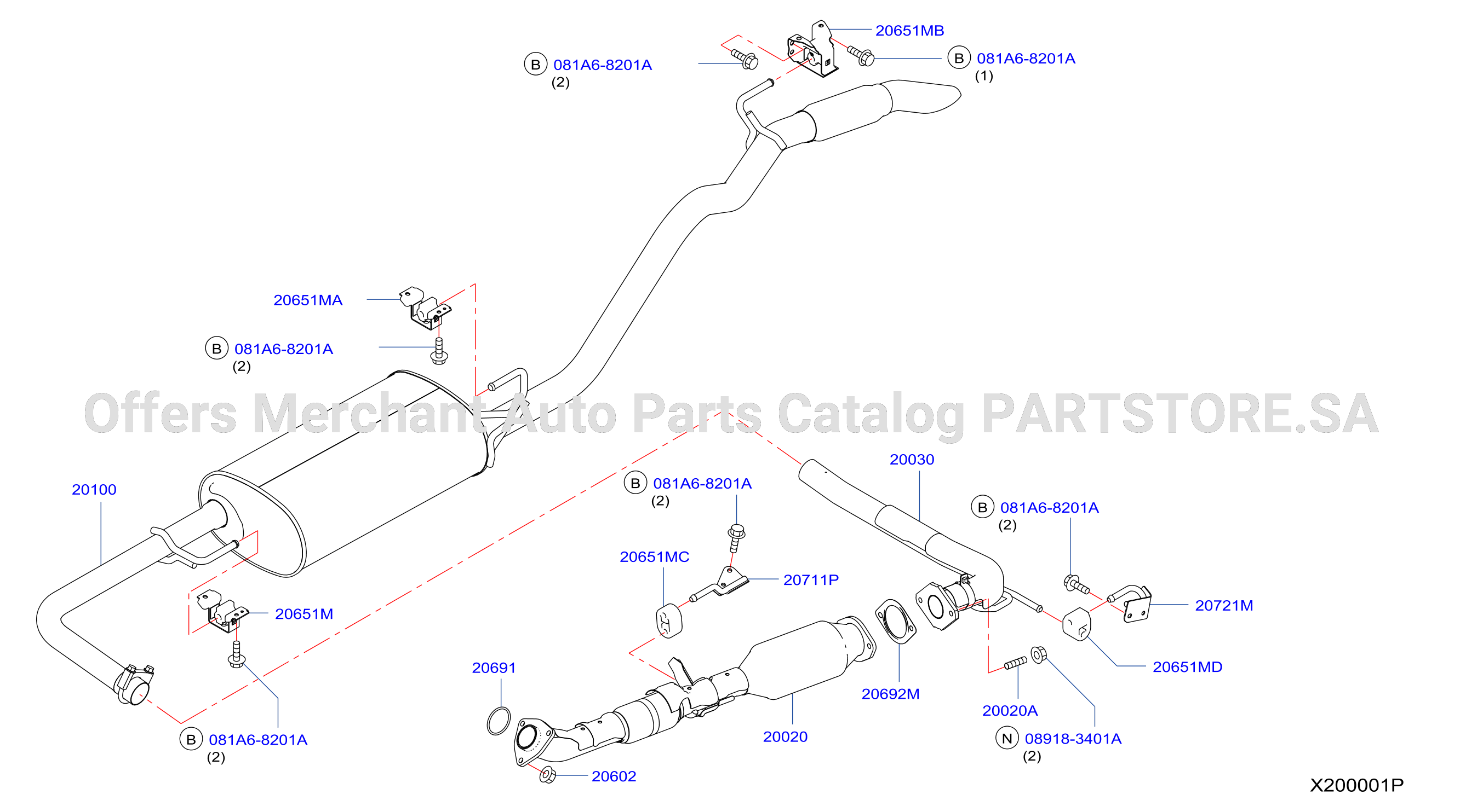 Exhaust Tube Muffler