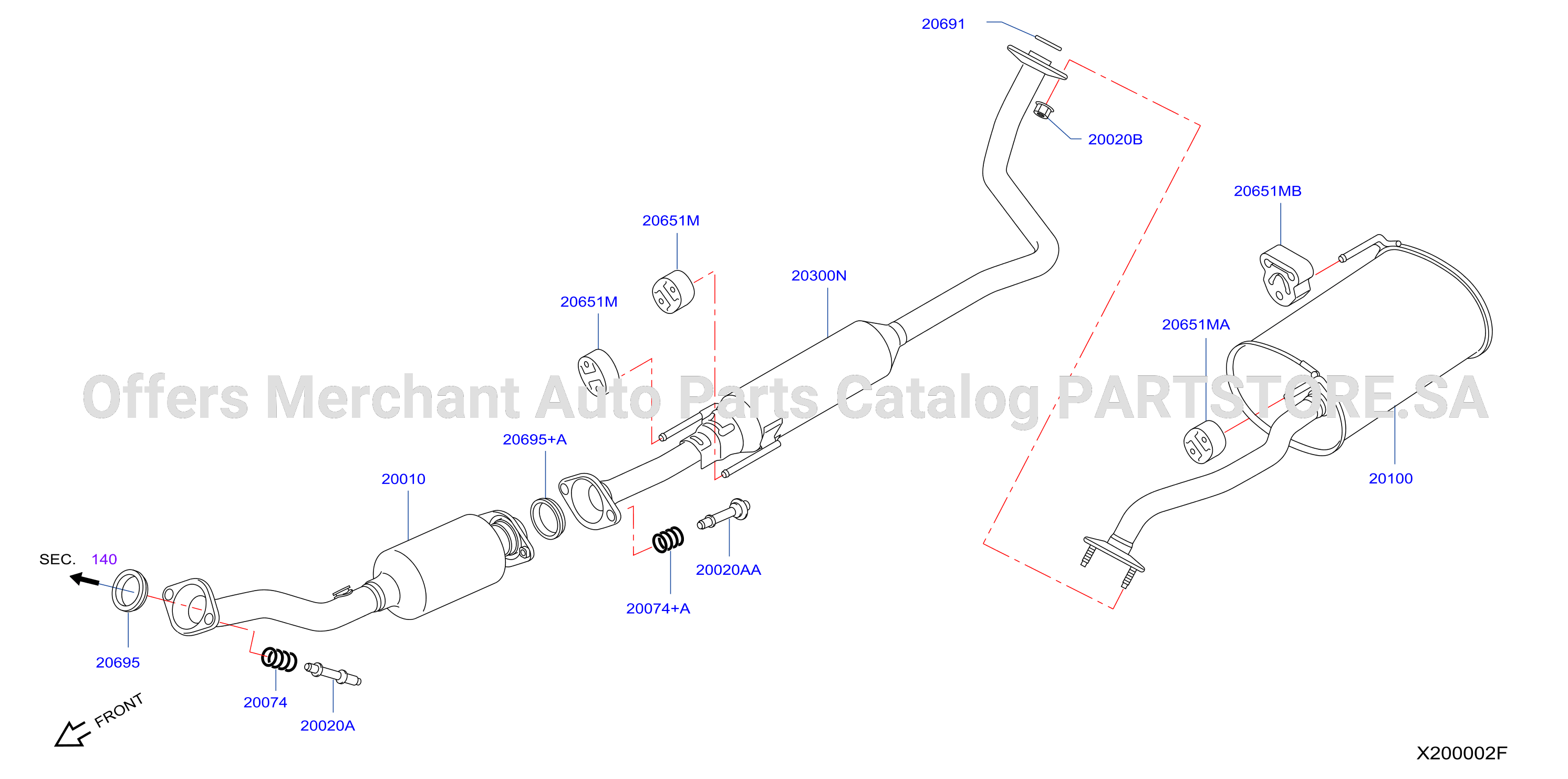Exhaust Tube Muffler Exhaust Tube Muffler