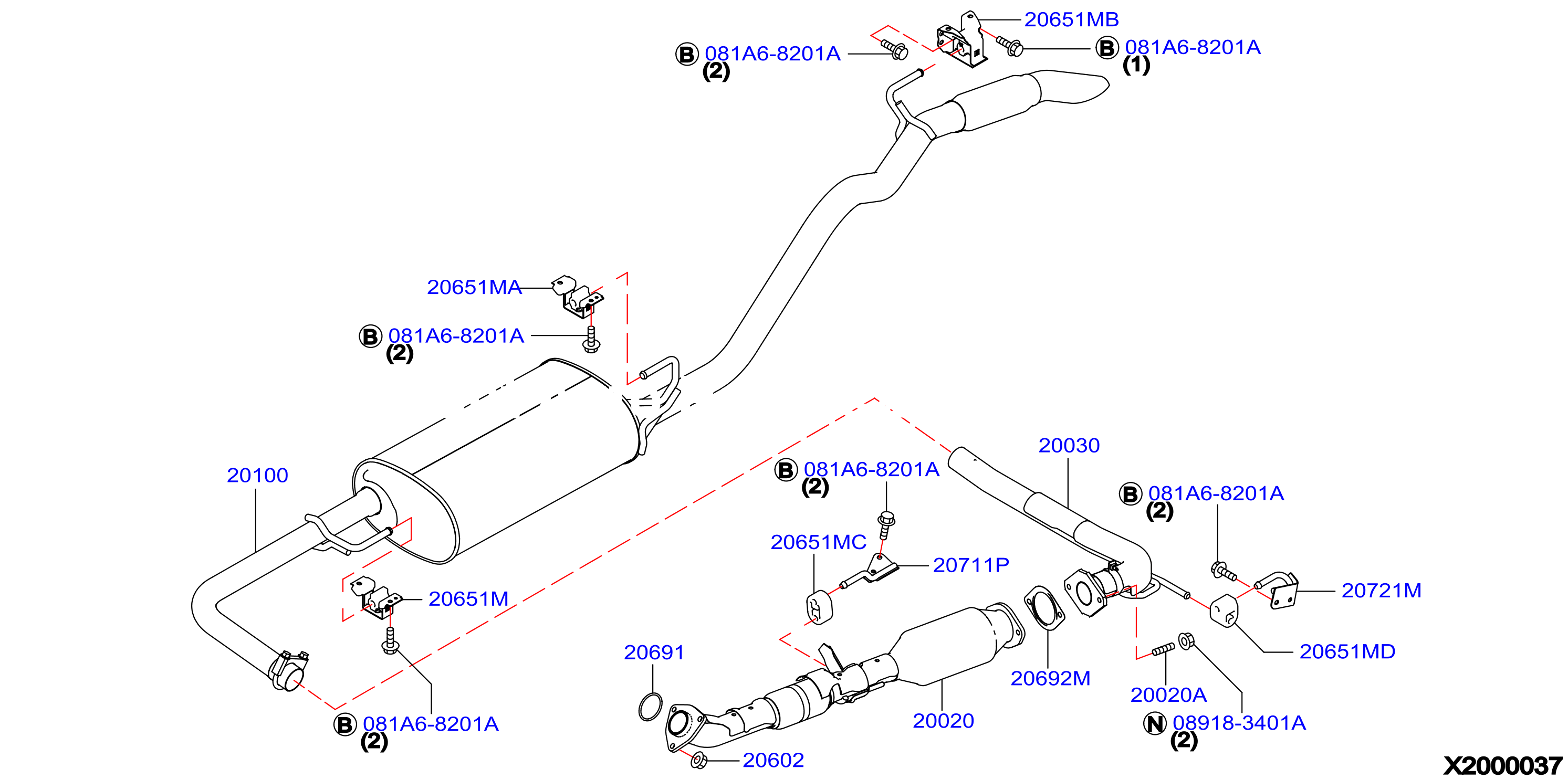 Exhaust Tube Muffler
