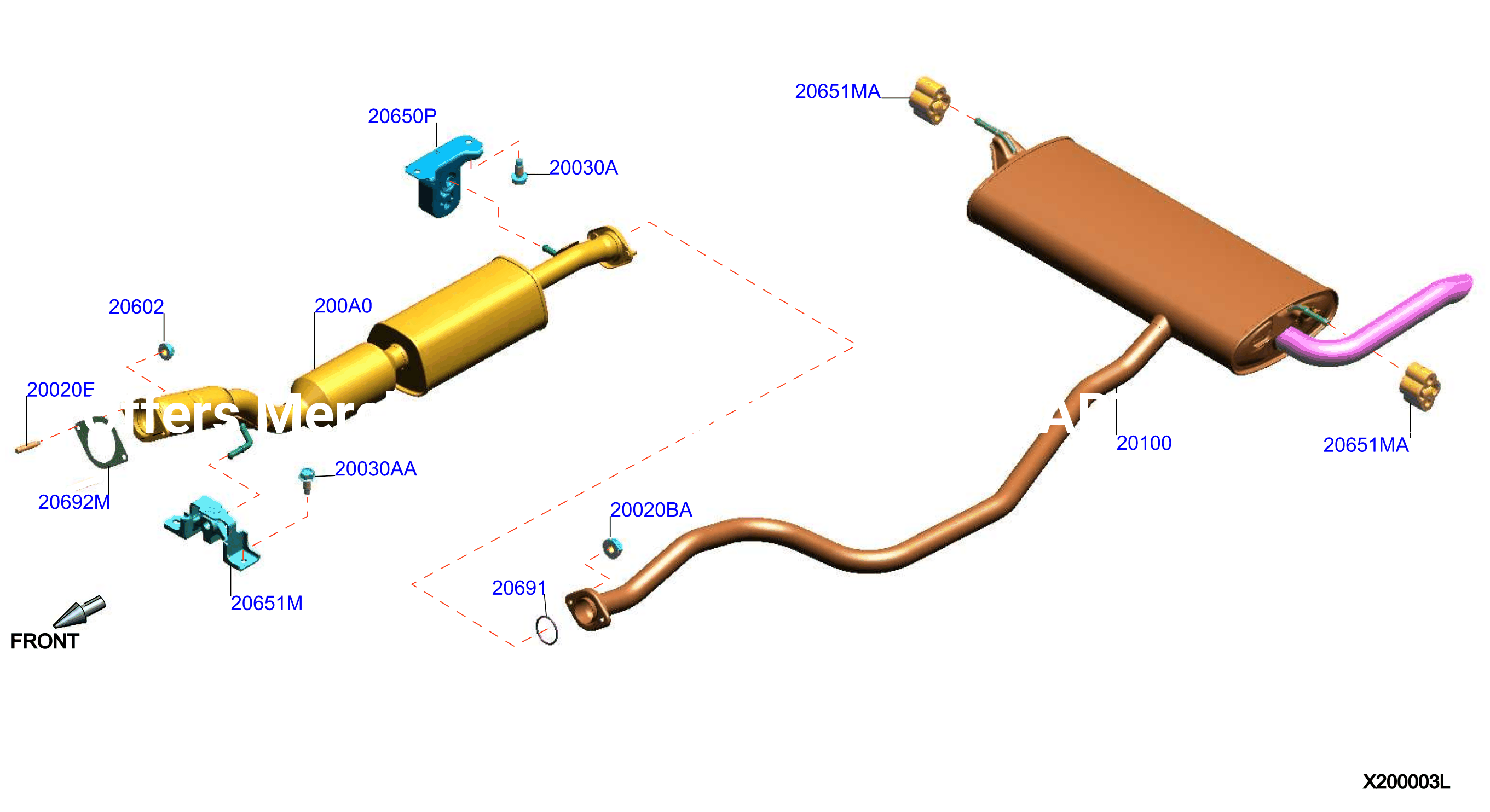Exhaust Tube Muffler